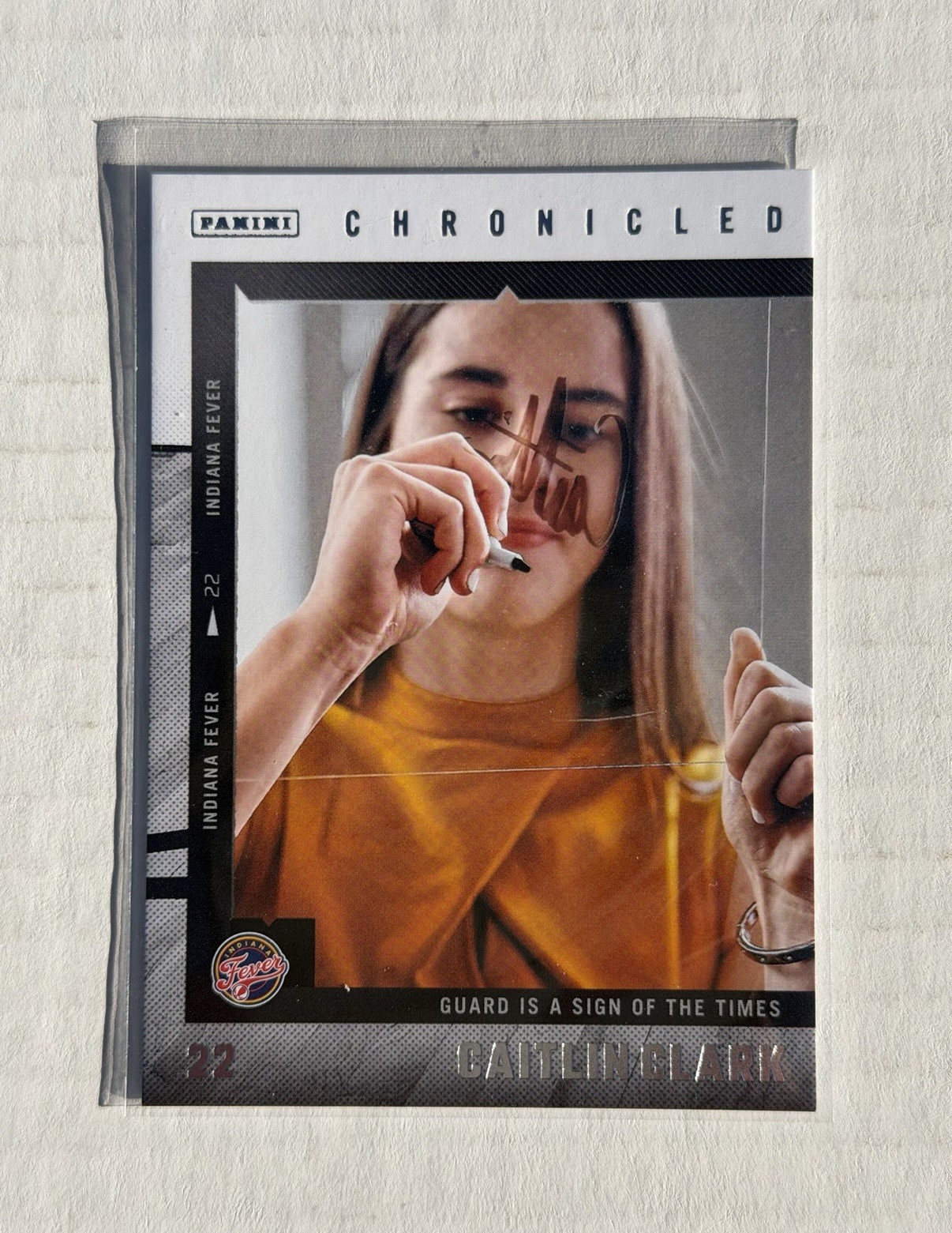 Panini 2025 WNBA Caitlin Clark Chronicled Life Style Caitlin Clark Auto #51
