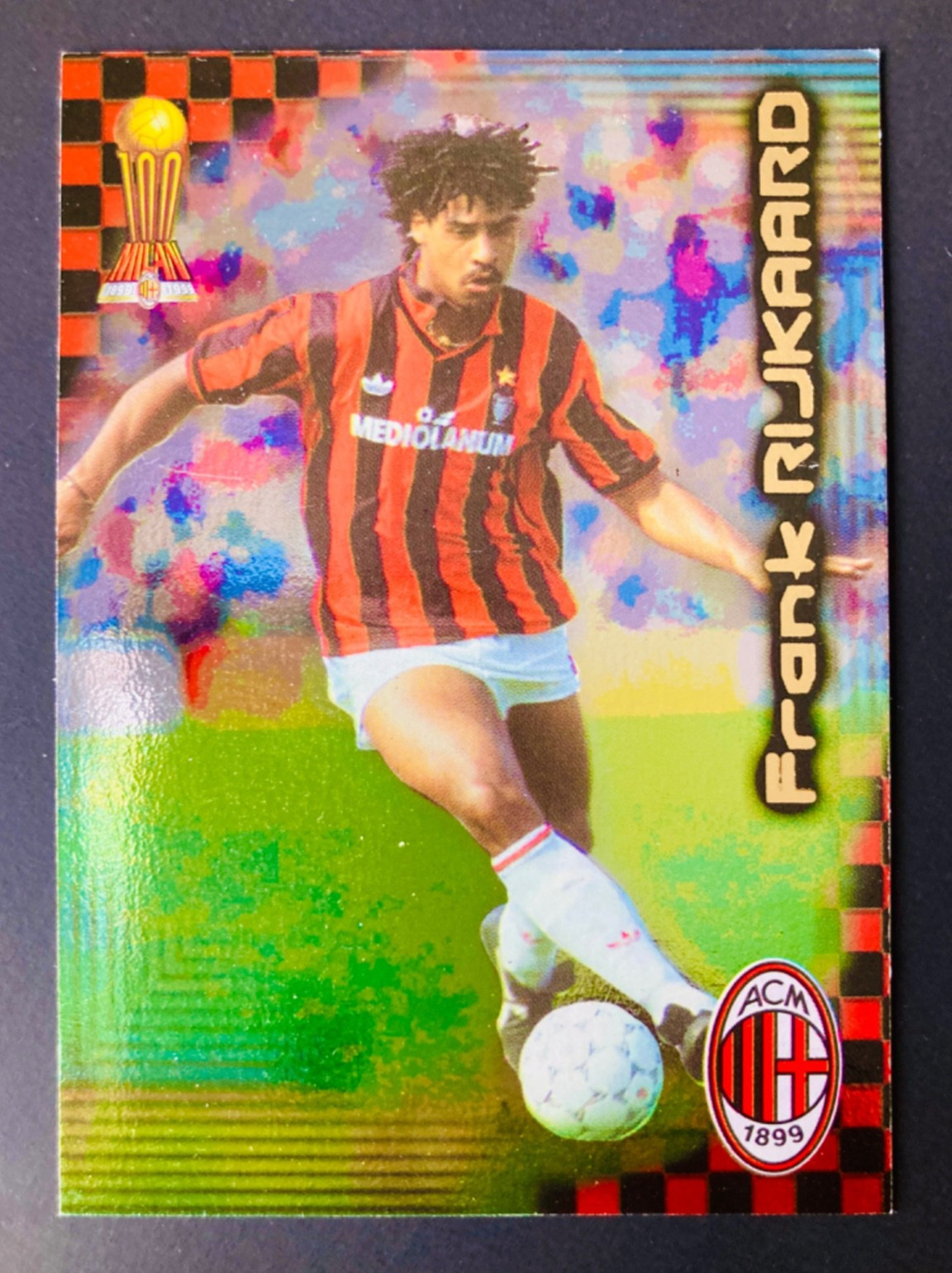 1999-00 Panini Calcio cards 2000 #M14 AC Milan I Grandi Frank Rijkaard foil card