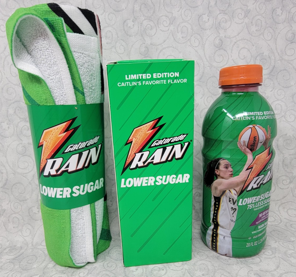 Caitlin Clark x Gatorade Limited Edition – Rain Berry + Sideline Towel /2200