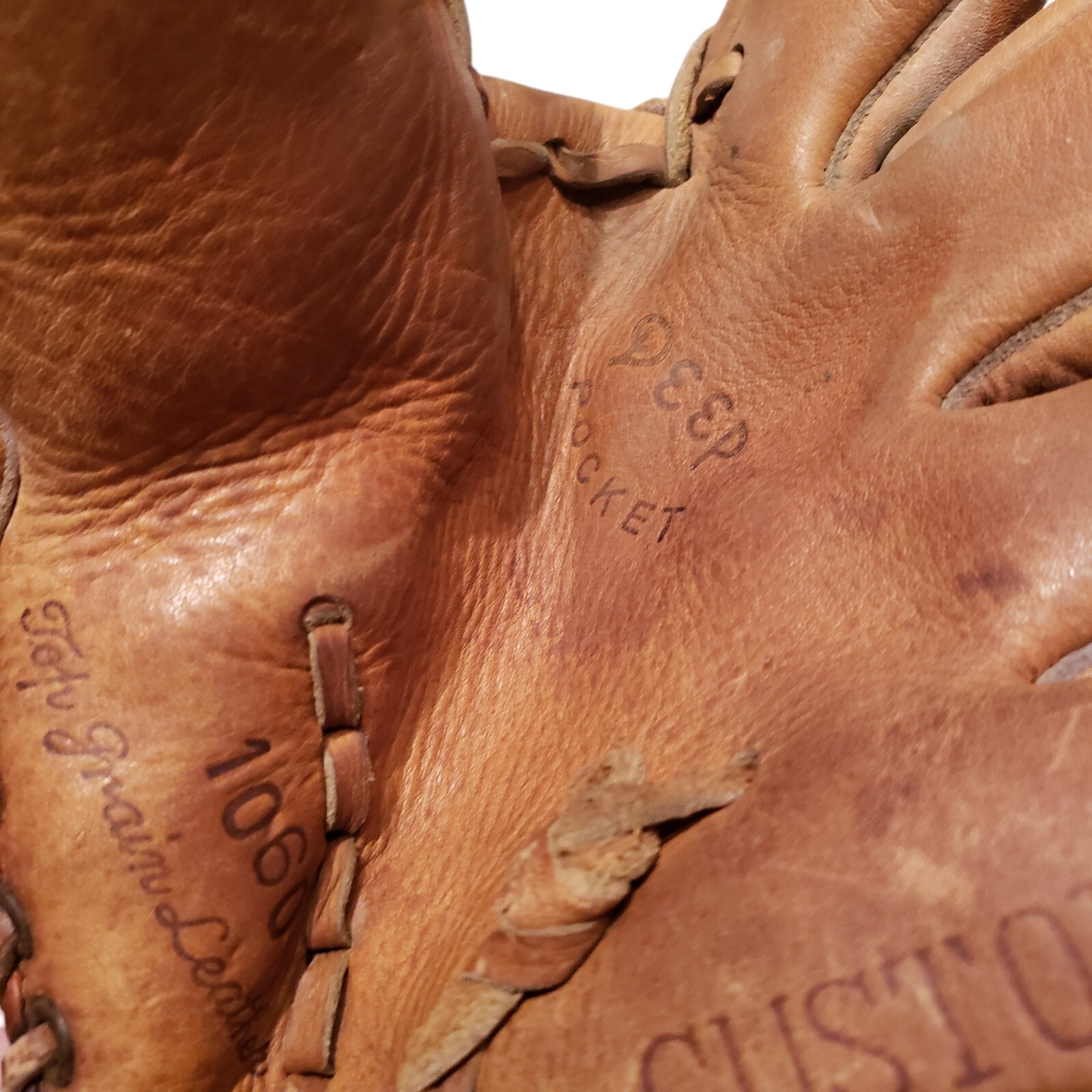VINTAGE Hollander 1060 Professional Custom Model Baseball Glove Japan MAN CAVE