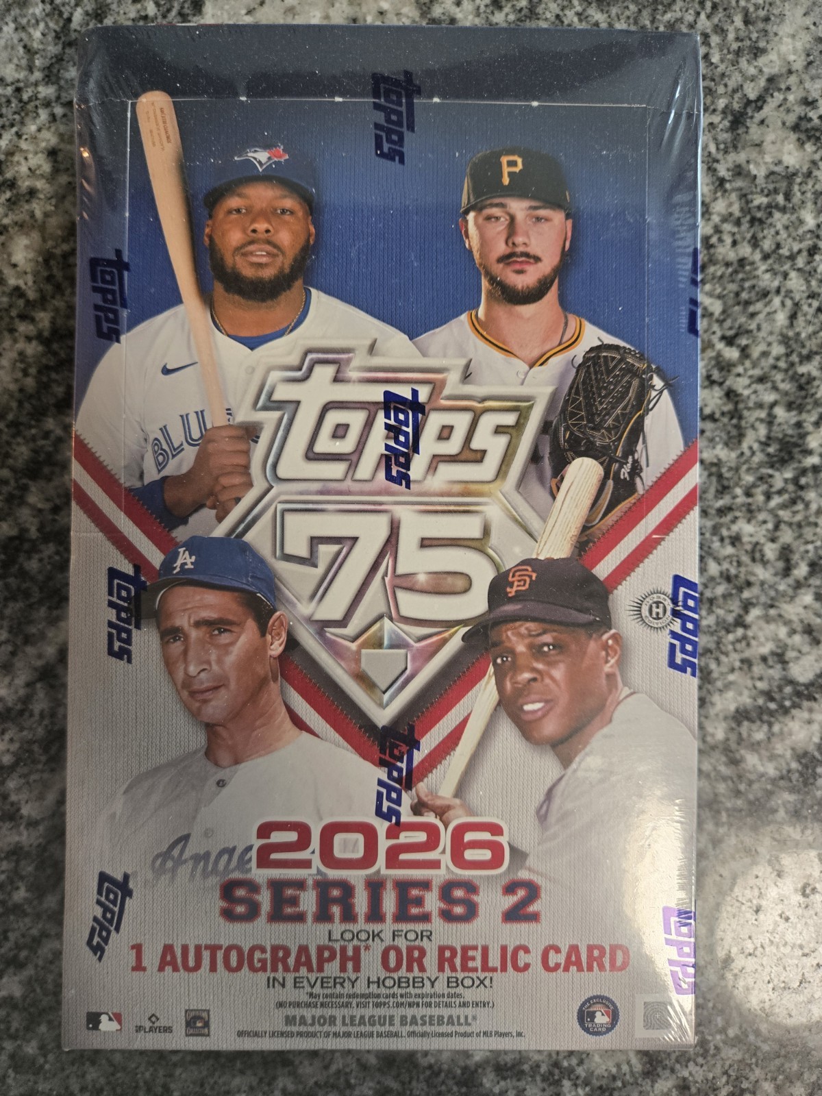 2026 TOPPS SERIES 2 BASEBALL HOBBY BOX (1 AUTO/RELIC) MLB Brand New Sealed QTY