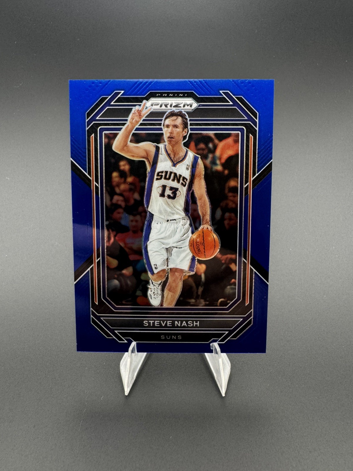 2022-23 Panini Prizm Basketball Steve Nash #289 Blue Parallel Suns /199 Suns NM