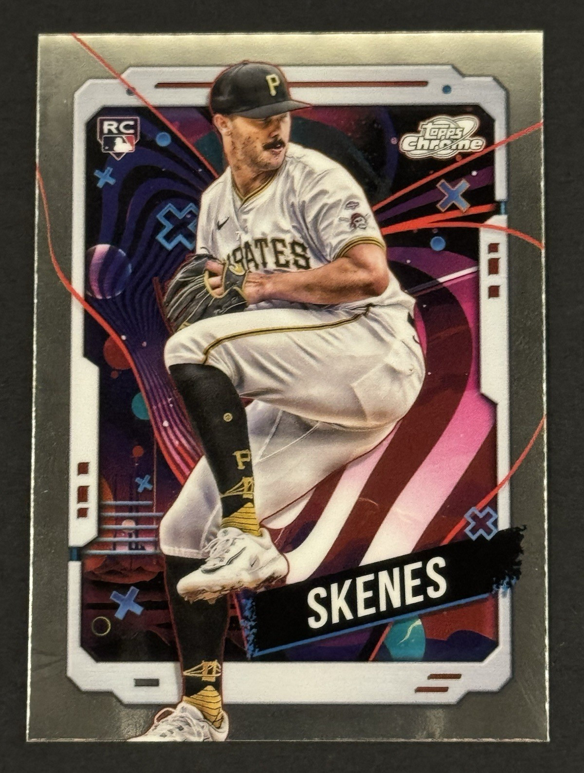 ⭐️Topps 2024 Cosmic Chrome Paul Skenes RC Base Set #30 Pittsburgh Pirates⭐️