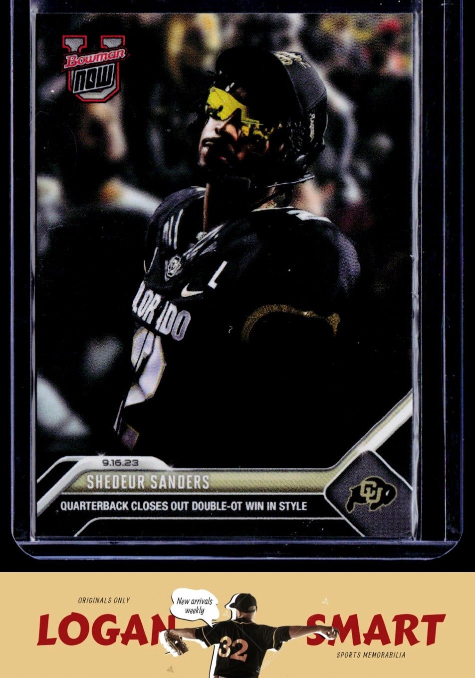 Shedeur Sanders 2023 Bowman U Now #5 Colorado Buffaloes