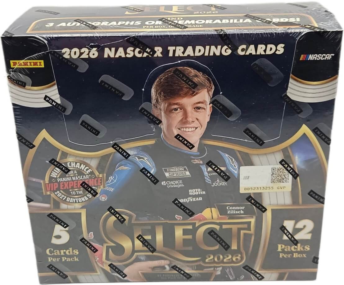 2026 Panini Select Racing Factory Sealed Hobby Box 12 Packs 3 Hits Per Box