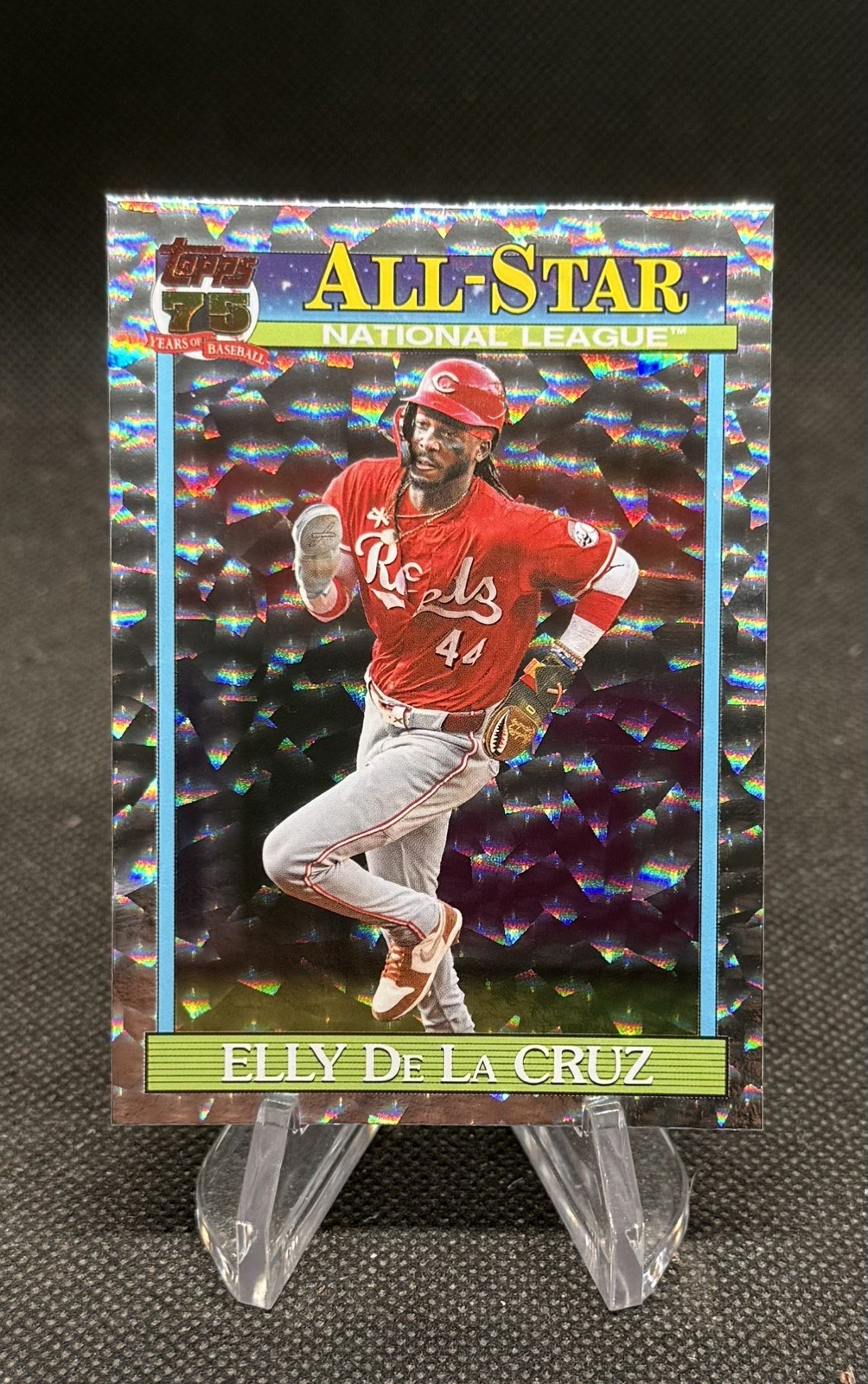 Elly De La Cruz 2026 Topps Series 2 1991 All-Star Crackle Foil #91AS-17 Reds