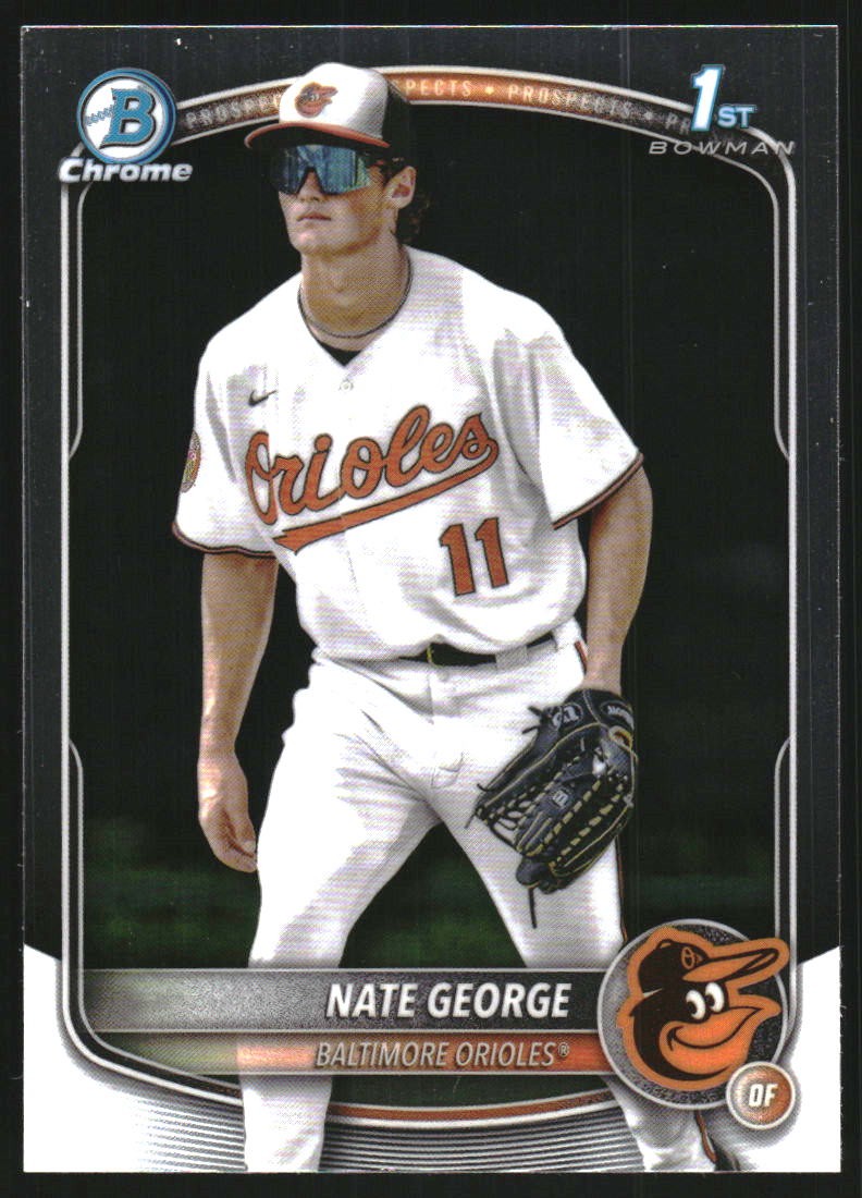 2025 Bowman Chrome Prospects Baseball Card #BCP184 Nate George