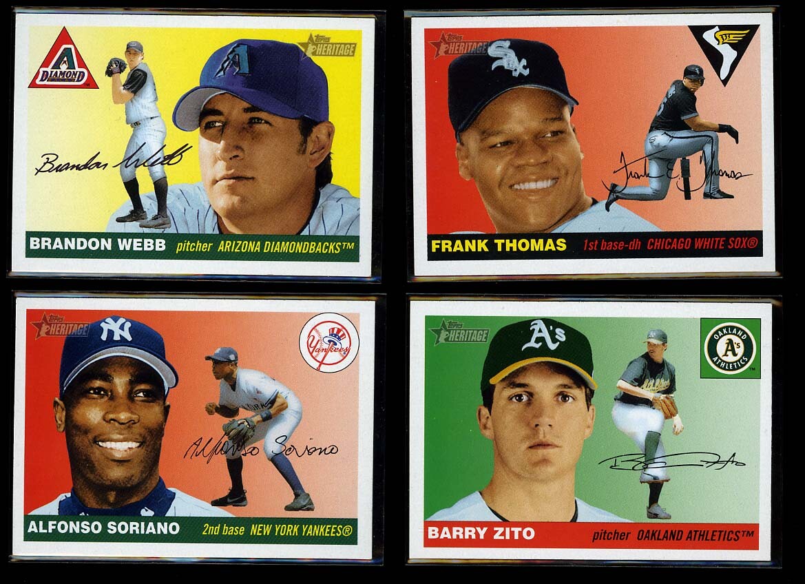 2004 Topps Heritage Short Print SP’s – Complete Your Set – You Pick