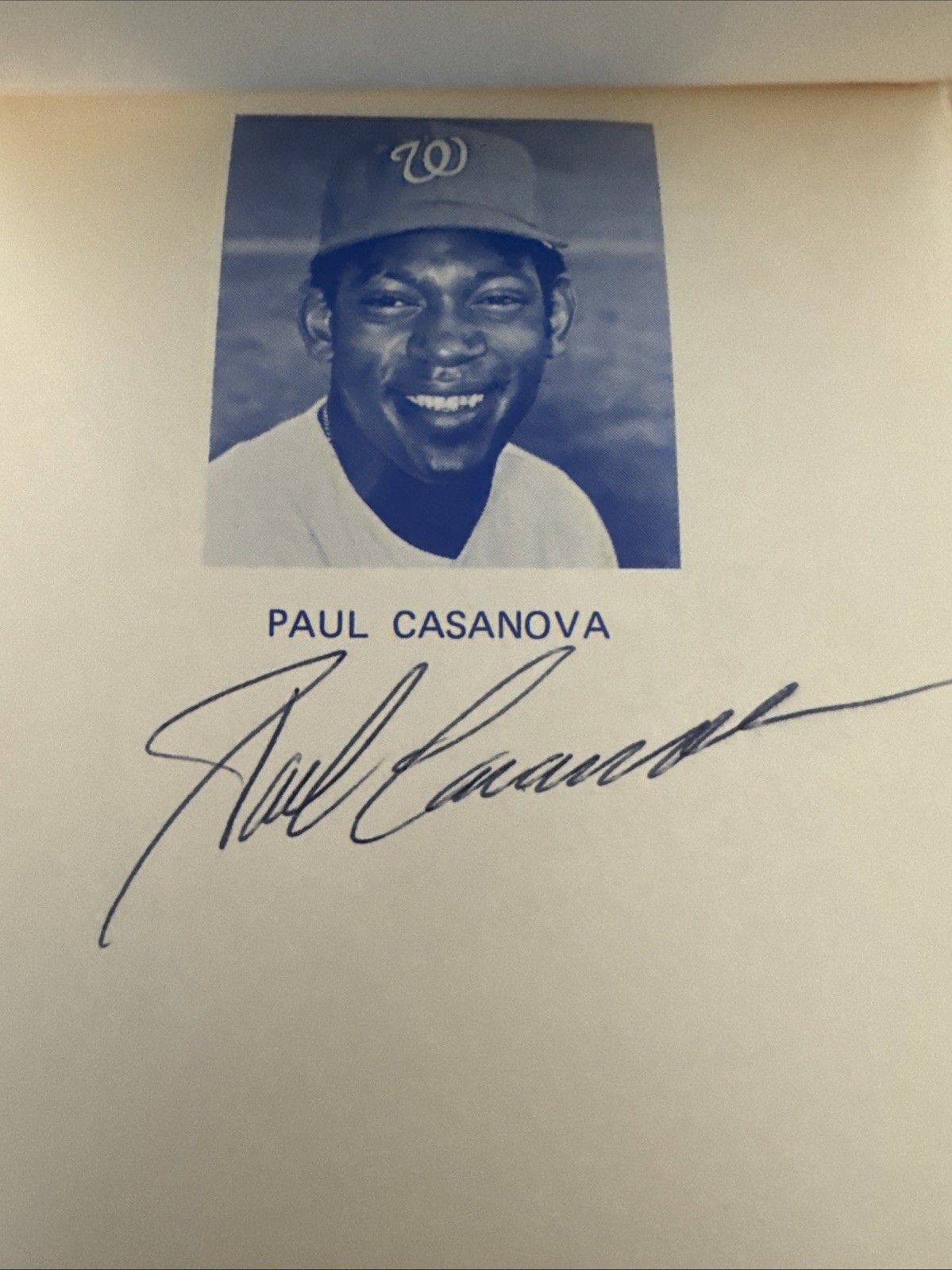 1970 Washington Senators Note Pad 20 AUTOGRAPHS John Roseboro Aurelio Rodriguez