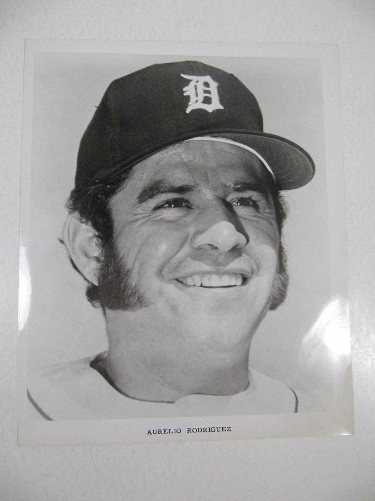 Original Press Glossy 8×10 Photo Aurelio Rodriguez Detroit Tigers 1972-1973