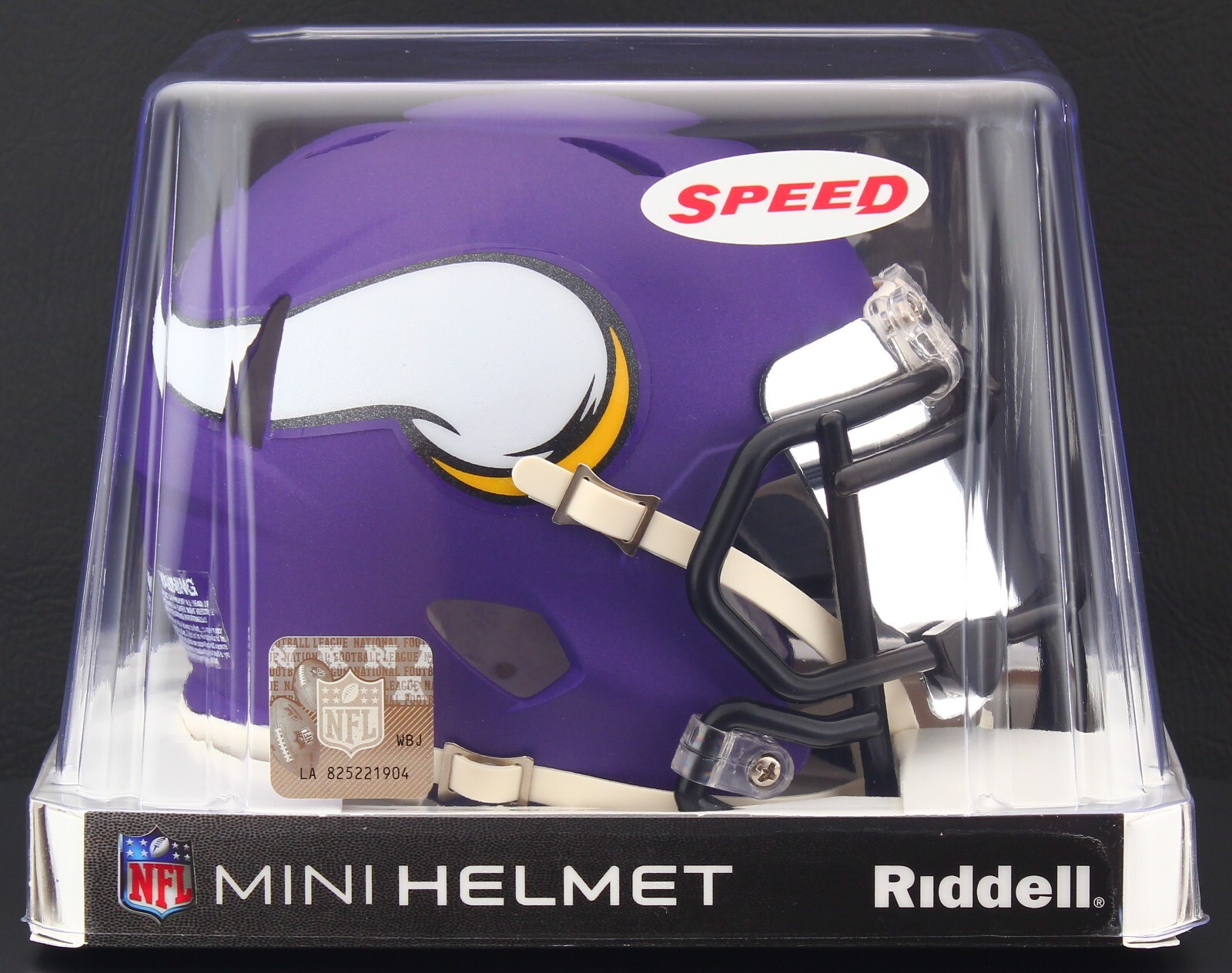 MINNESOTA VIKINGS NFL Riddell SPEED Mini Football Helmet w/ EYE SHIELD VISOR