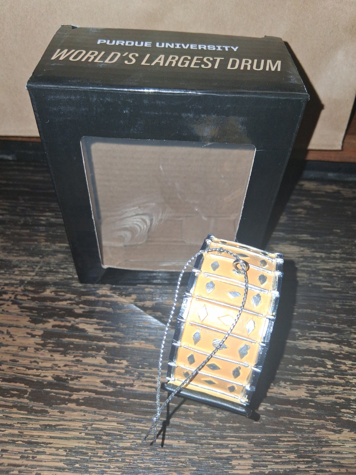 Purdue Marching Band World’s Largest Drum Resin Statue Bobblehead