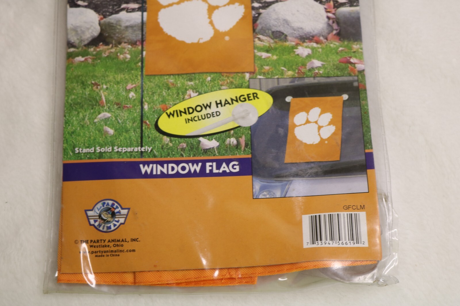 CLEMSON TIGERS NCAA PREMIUM MINI GARDEN FLAG 15 X 10.5 New In Package LOOK