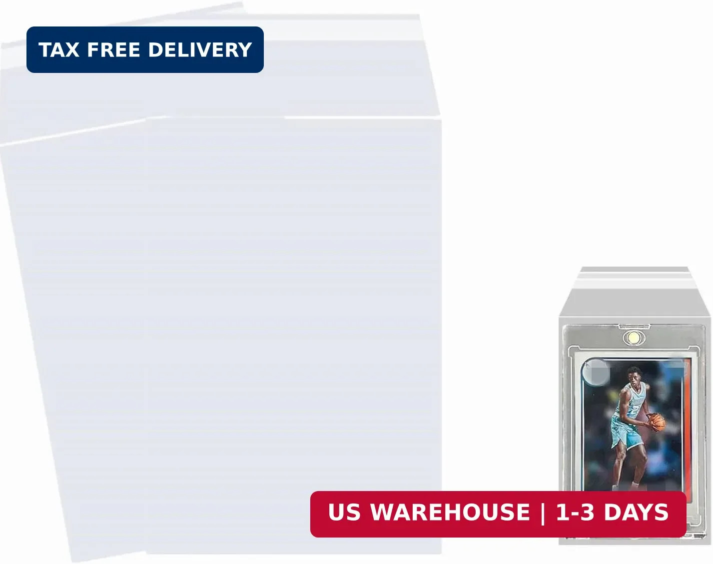 200PCS Resealable Team Bags for One Touch Card Holders 35PT-130PT, Fit Sleeves f