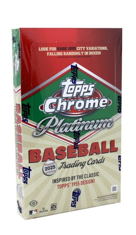 2025 TOPPS CHROME PLATINUM BASEBALL HOBBY BOX BLOWOUT CARDS
