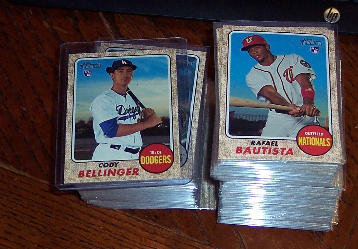 2017 TOPPS HERITAGE BASEBALL HIGH NUMBER BASE SET 501-700 BELLINGER RC (200)