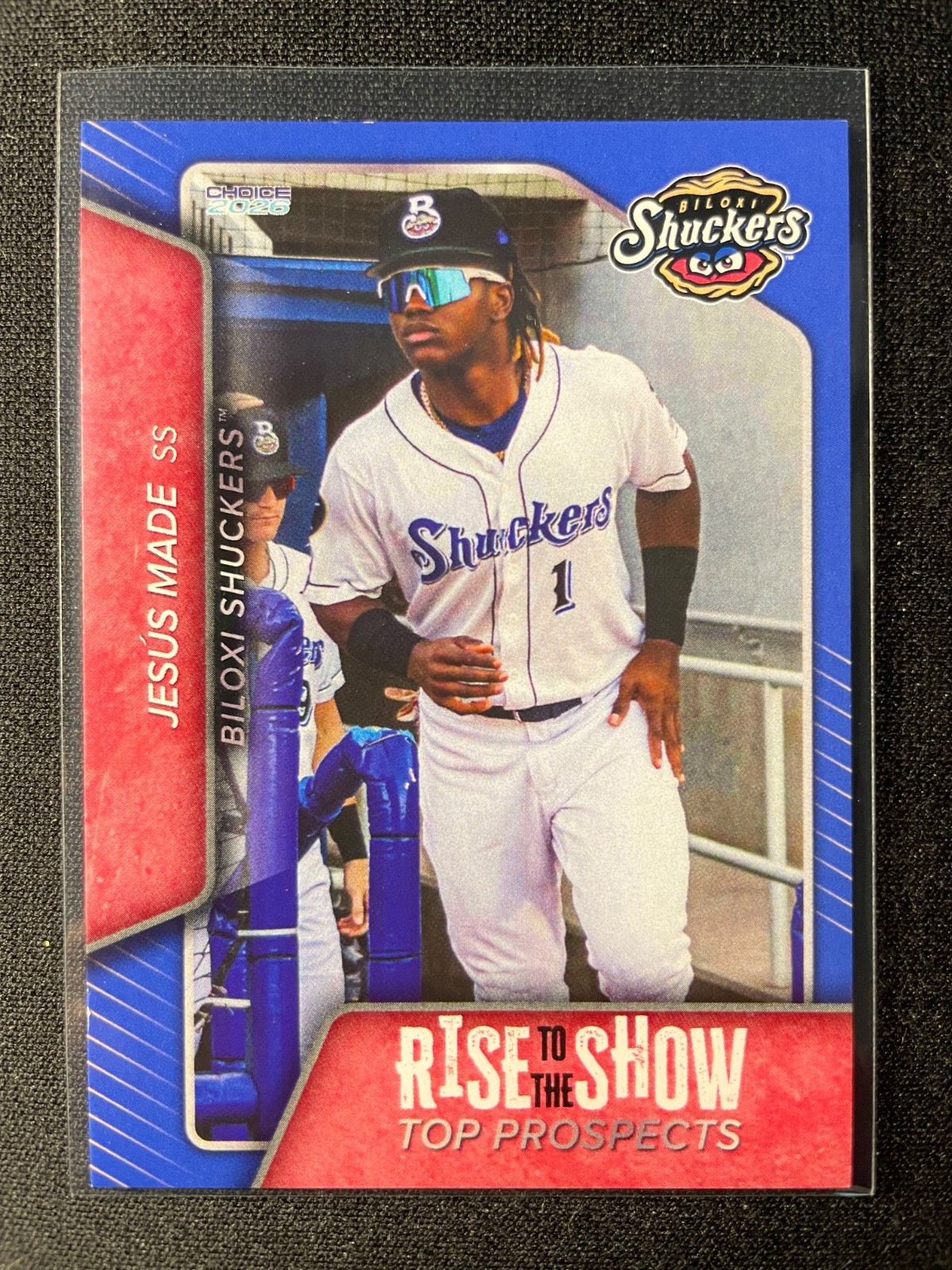 2026 Choice Biloxi Shuckers Jesus Made Top Prospects (Brewers) 500 MADE!!!