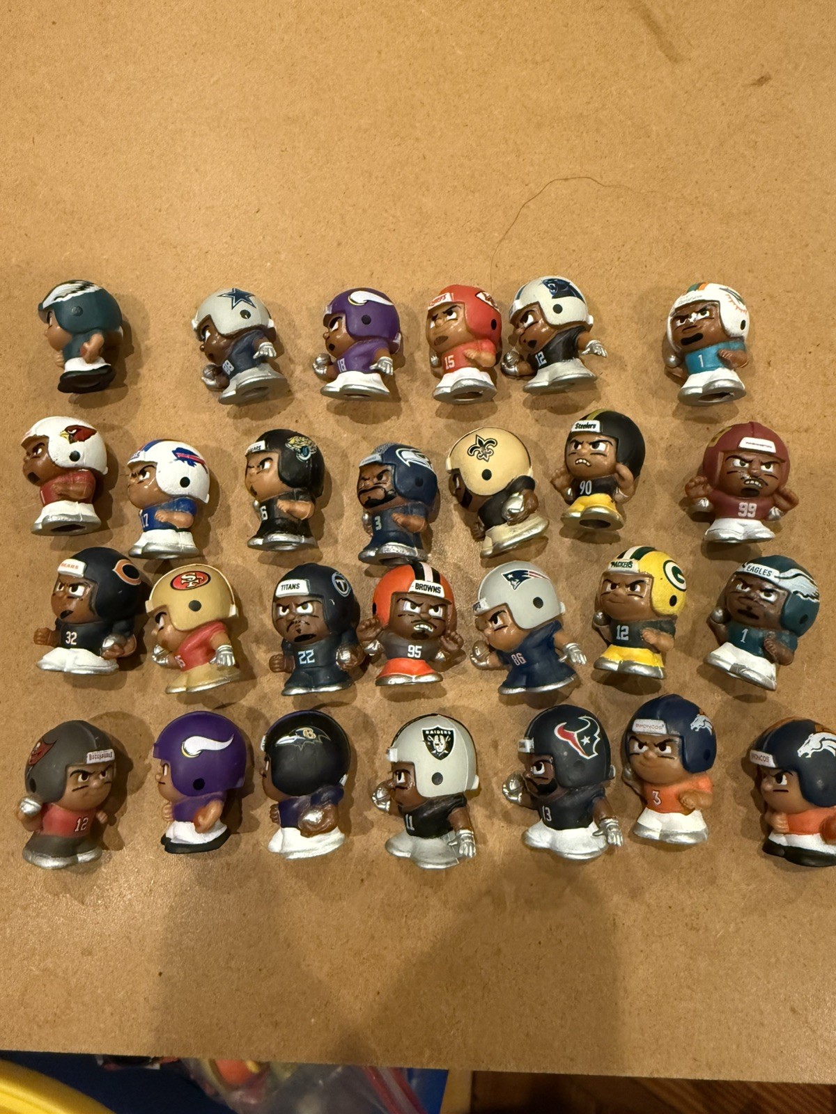 TeenyMates NFL Mini Football Figures Lot Mixed Series 27 Figures!