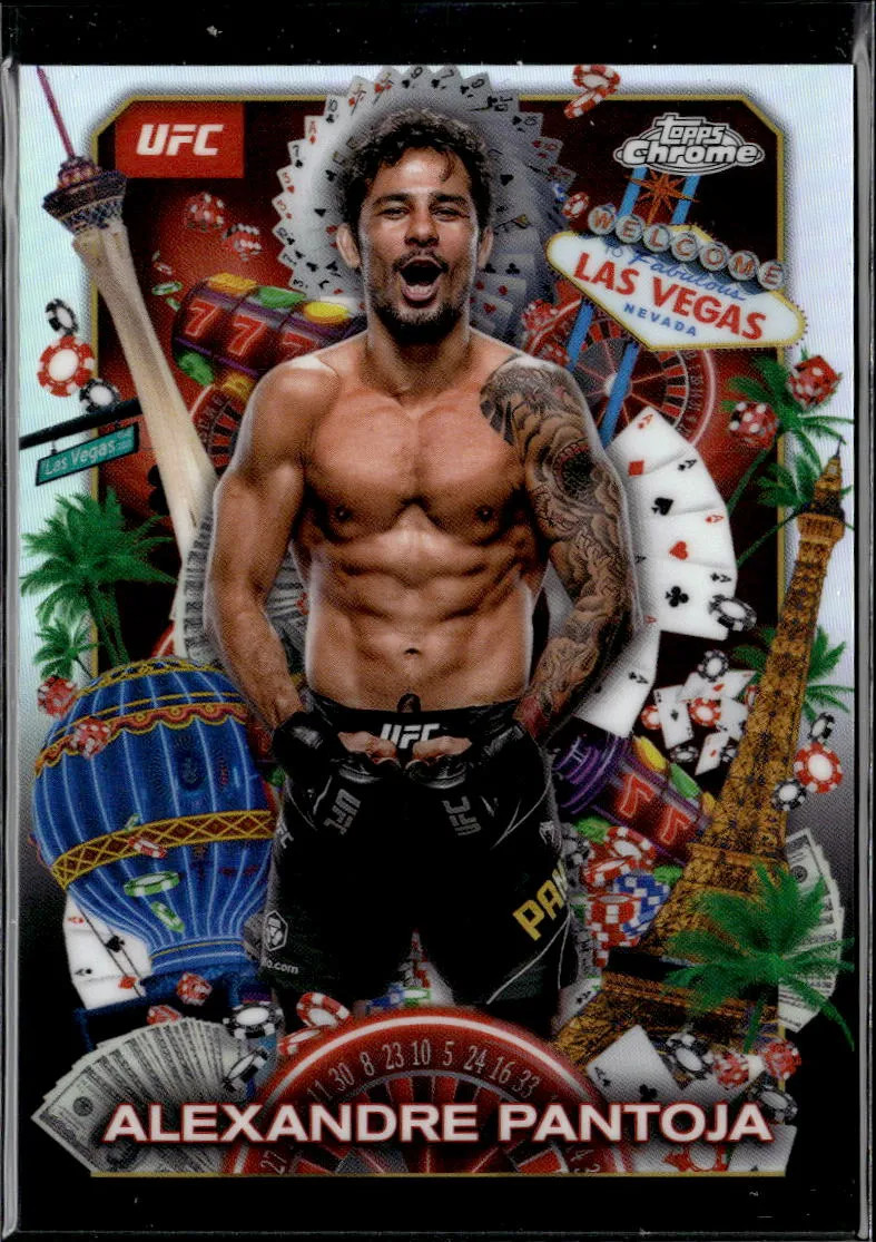 Alexandre Pantoja 2025 Topps Chrome UFC Titans CASE HIT SSP SHORTPRINT #TNS15