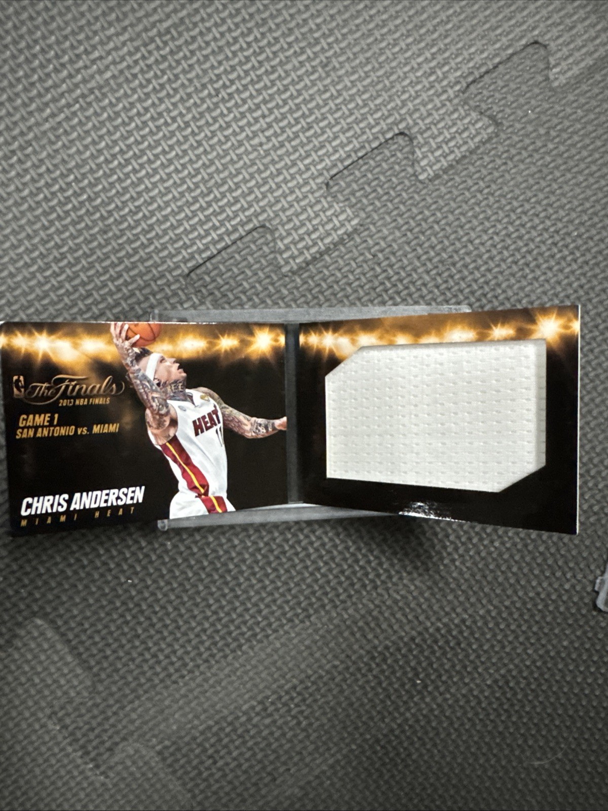 2014-15 Preferred Chris Andersen The 2014 NBA Finals Prime Patch Booklet