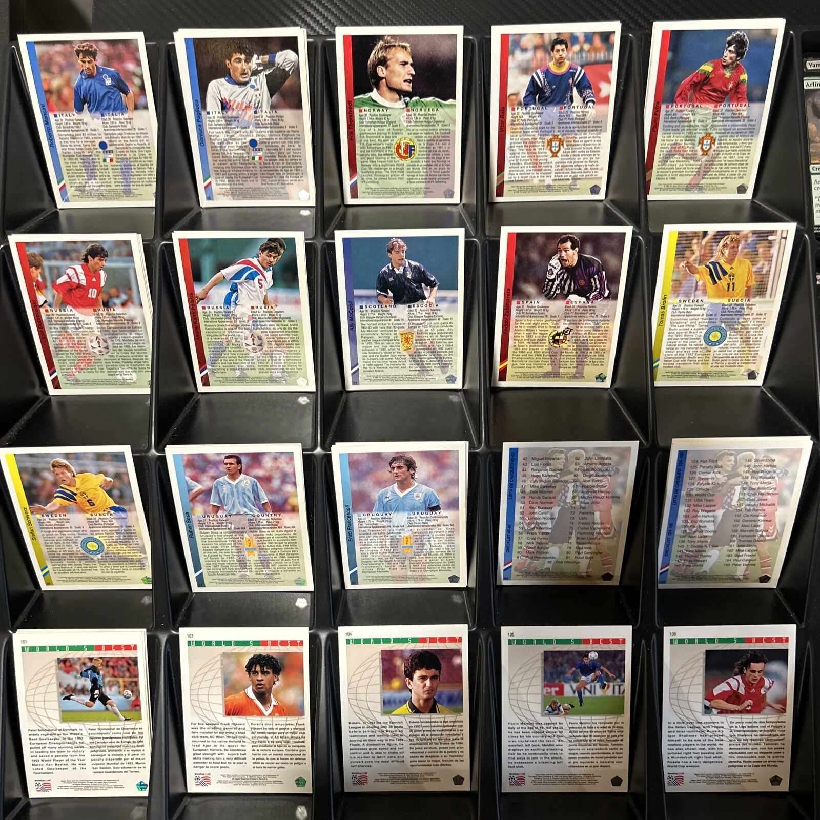 1993 Upper Deck Soccer World Cup Preview ENGLISH/SPANISH YOU PICK! NM or Better