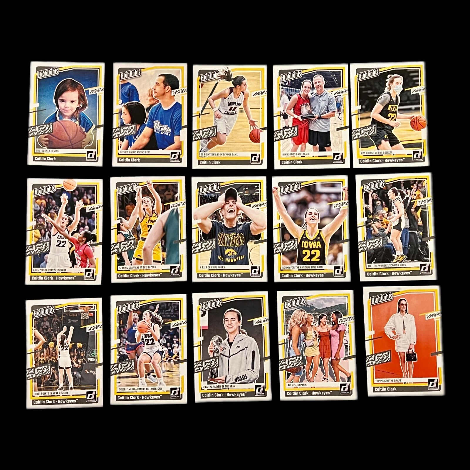 2024 PANINI CAITLIN CLARK COLLECTION COMPLETE YOUR SET HIGHLIGHTS, COLORS & MORE
