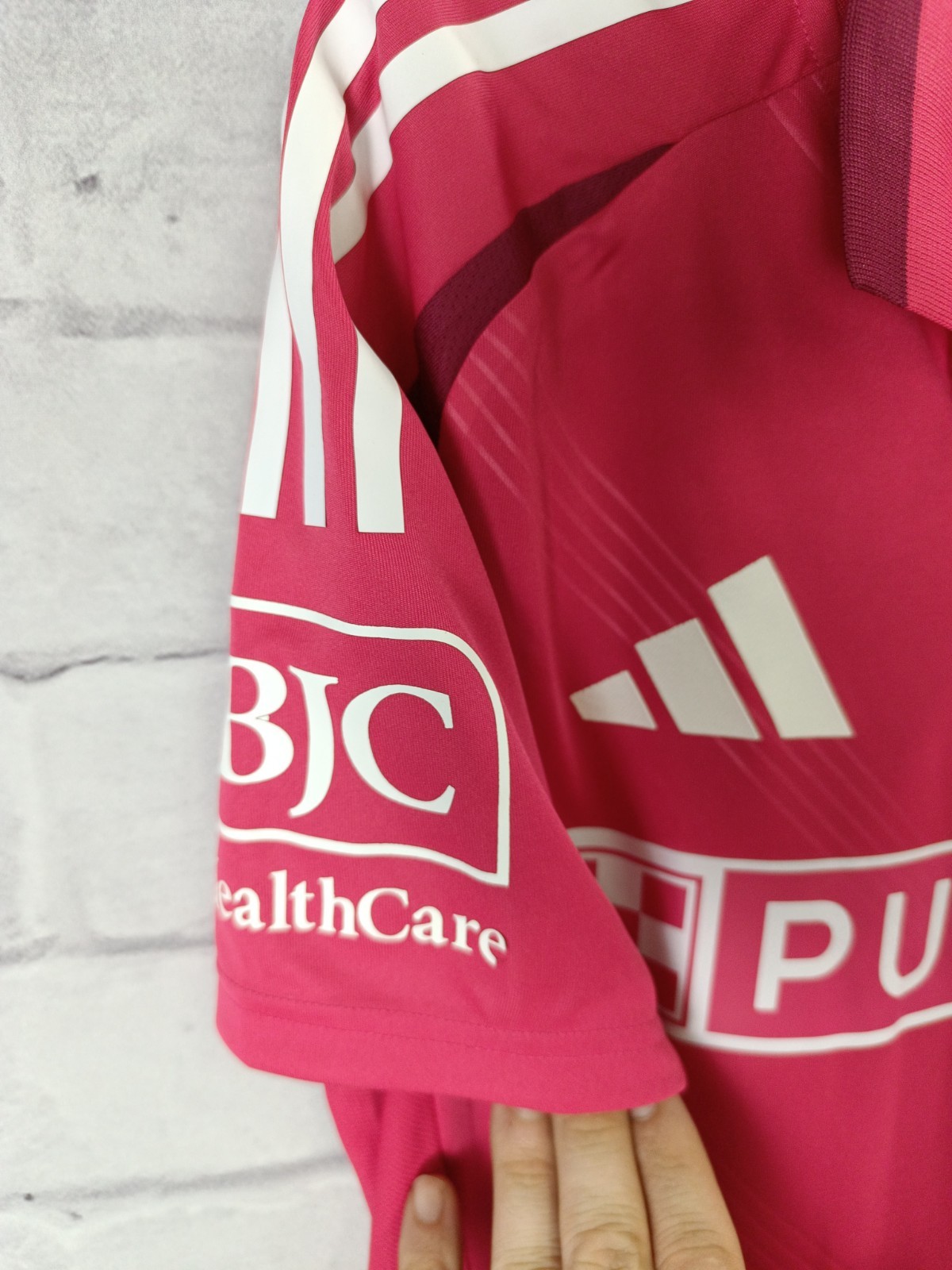 2025 Adidas Authentic Soccer Jersey St. Louis City SC Mens Medium Pink MLS NWT
