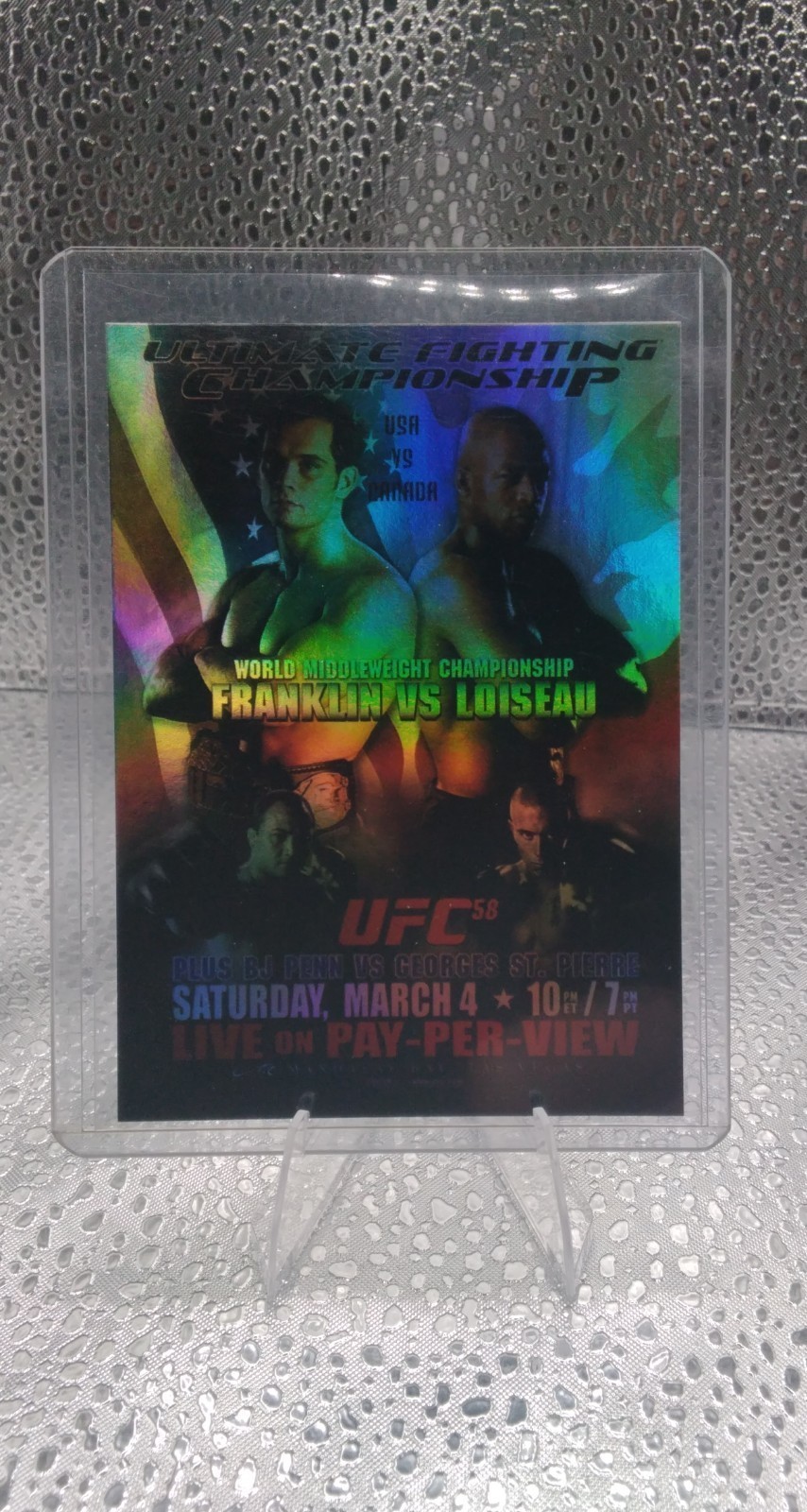 2009 Topps UFC – Fight Poster Review UFC 58 #FPR-UFC58