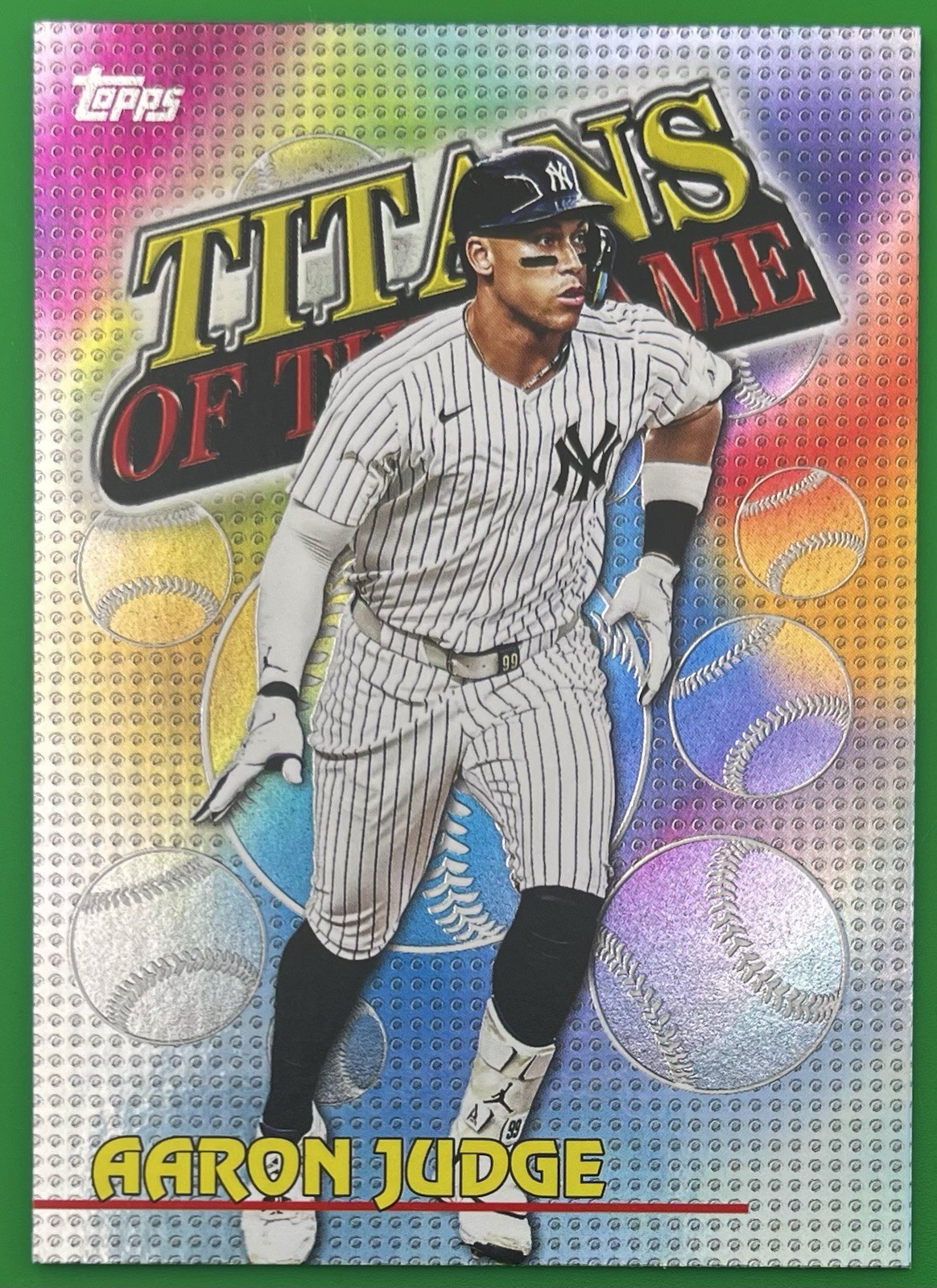 2026 Topps Series 1 – Titans of the Game Aaron Judge #TOG-3