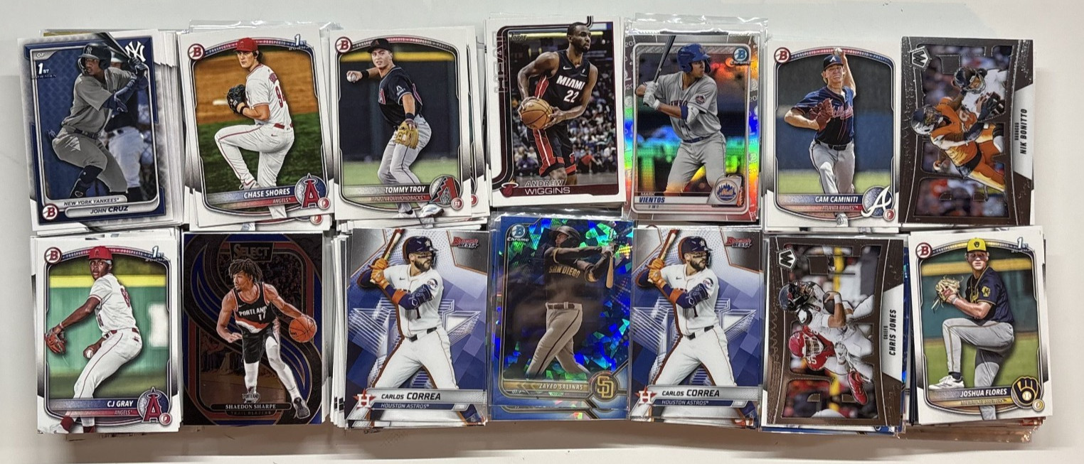 Assorted Lot Of 750 Sports Cards, MLB, NFL, NBA