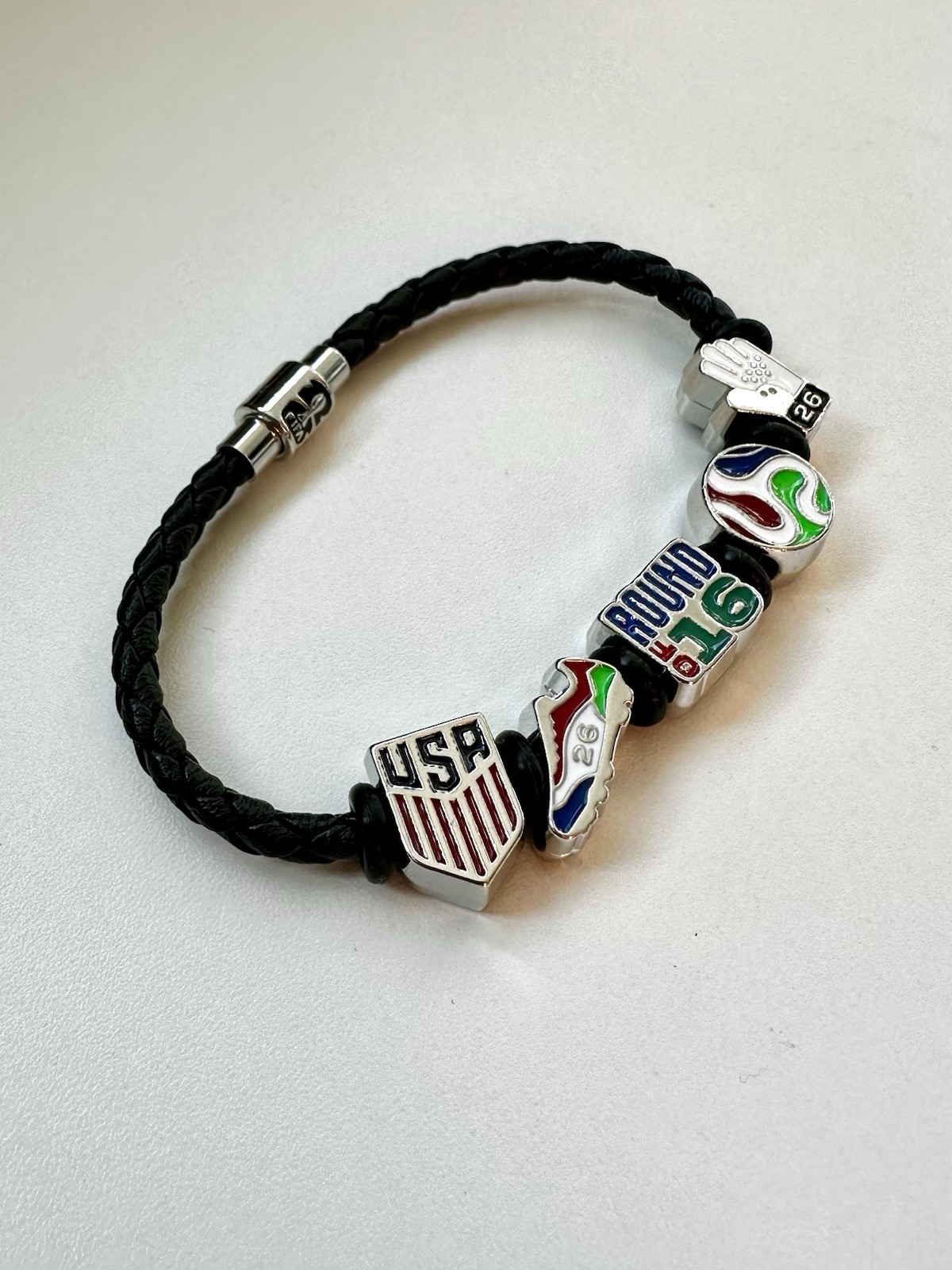 FIFA 2026 World Cup Bank Of America Team USA Round Of 16 Charm Bracelet – Small