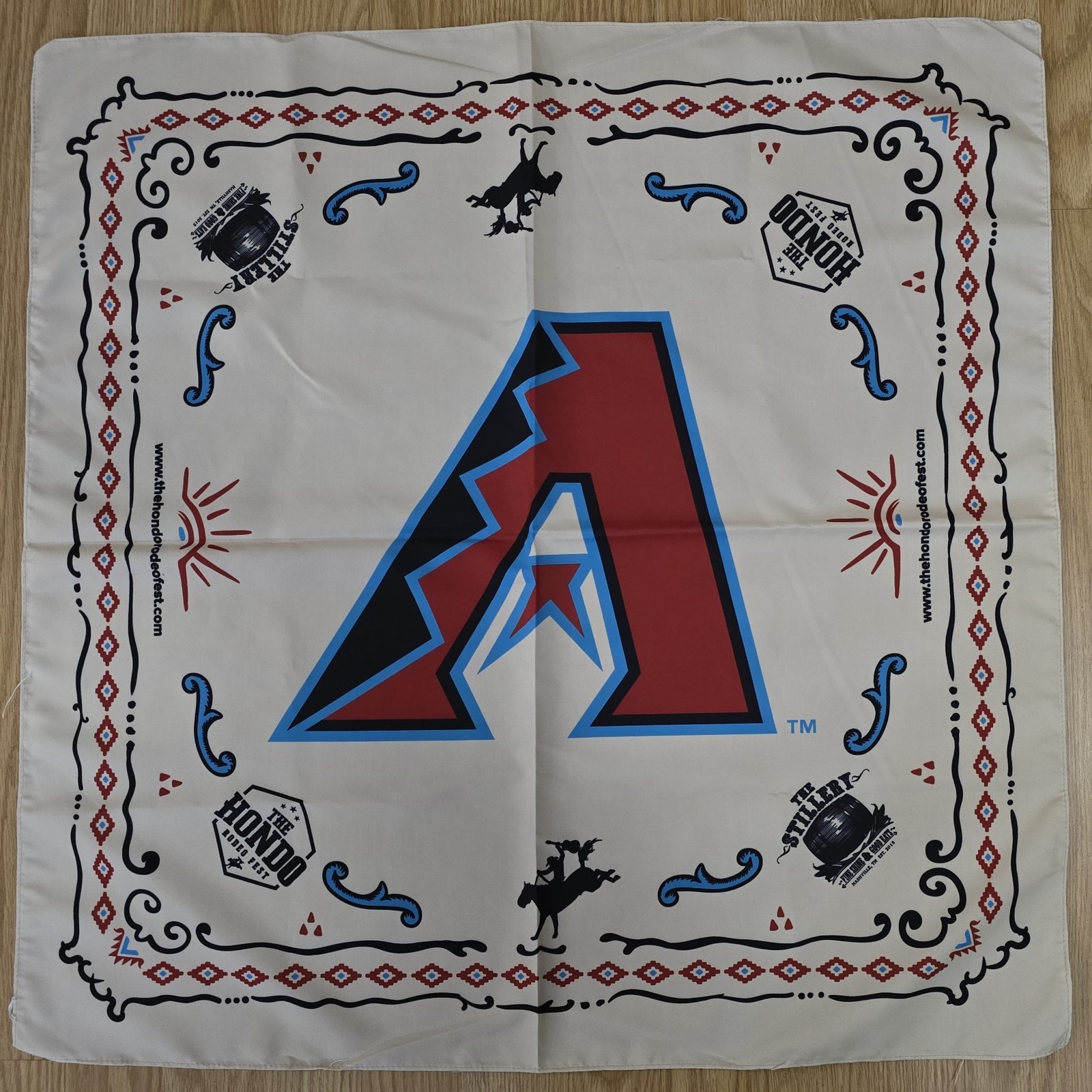 NEW Arizona Diamondbacks Country Night Bandana 26″ x 26″ Special Event 2024 SGA
