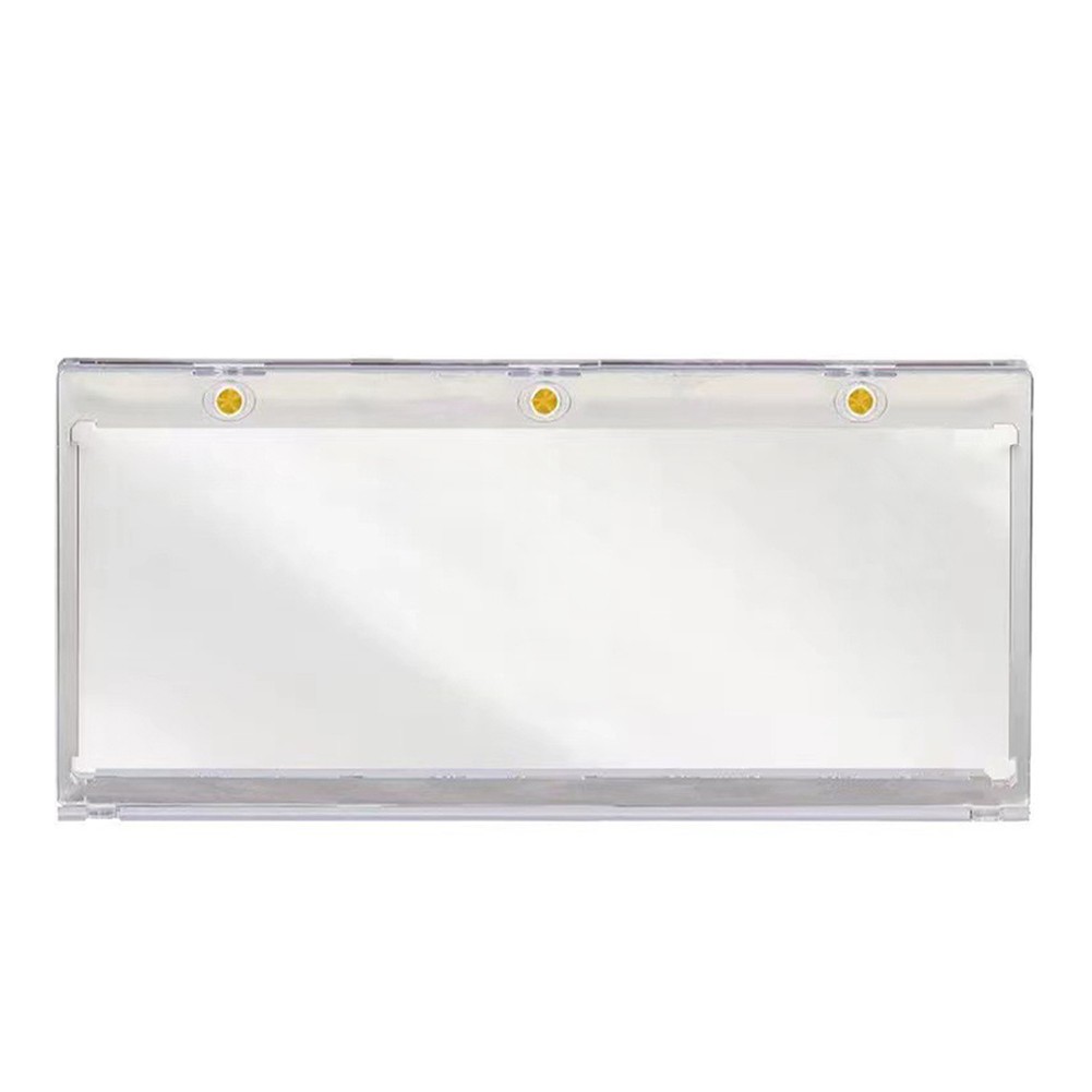 187mm Clear Card Holder, 175PT Horizontal/Vertical Booklet Card Display Showcase