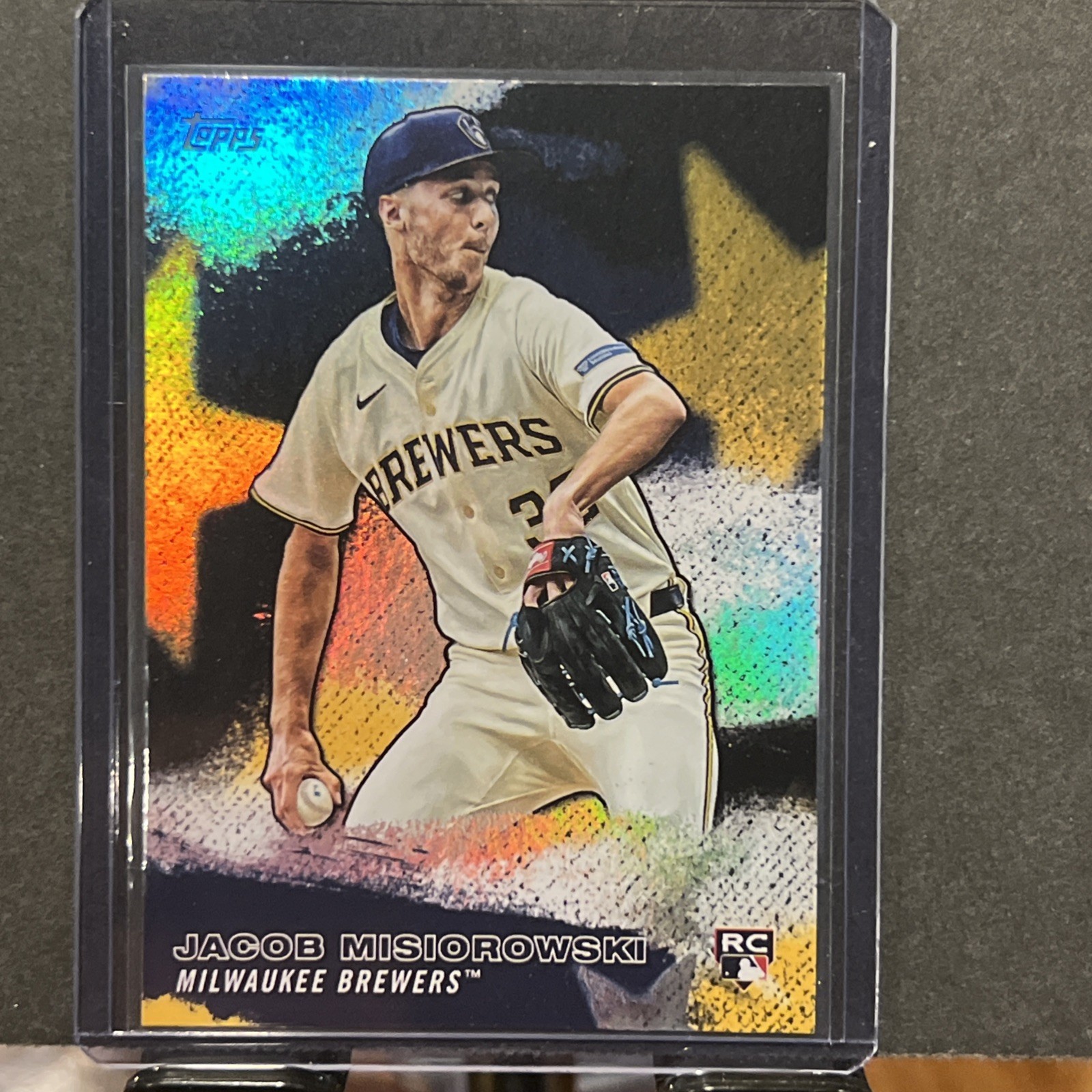 2026 Topps JACOB MISIOROWSKI (RC) Brewers SILVER Refractor Top Prospect