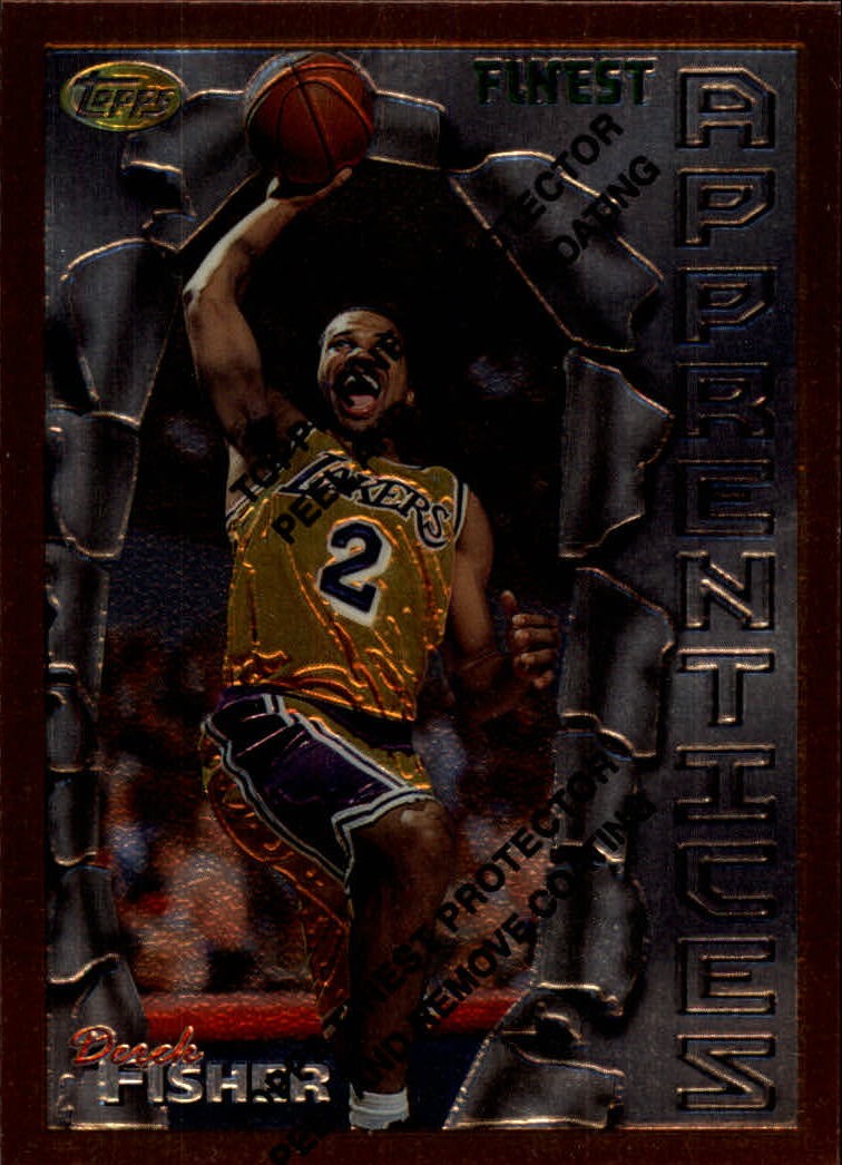1996-97 Finest #43 Derek Fisher B RC Rookie Card