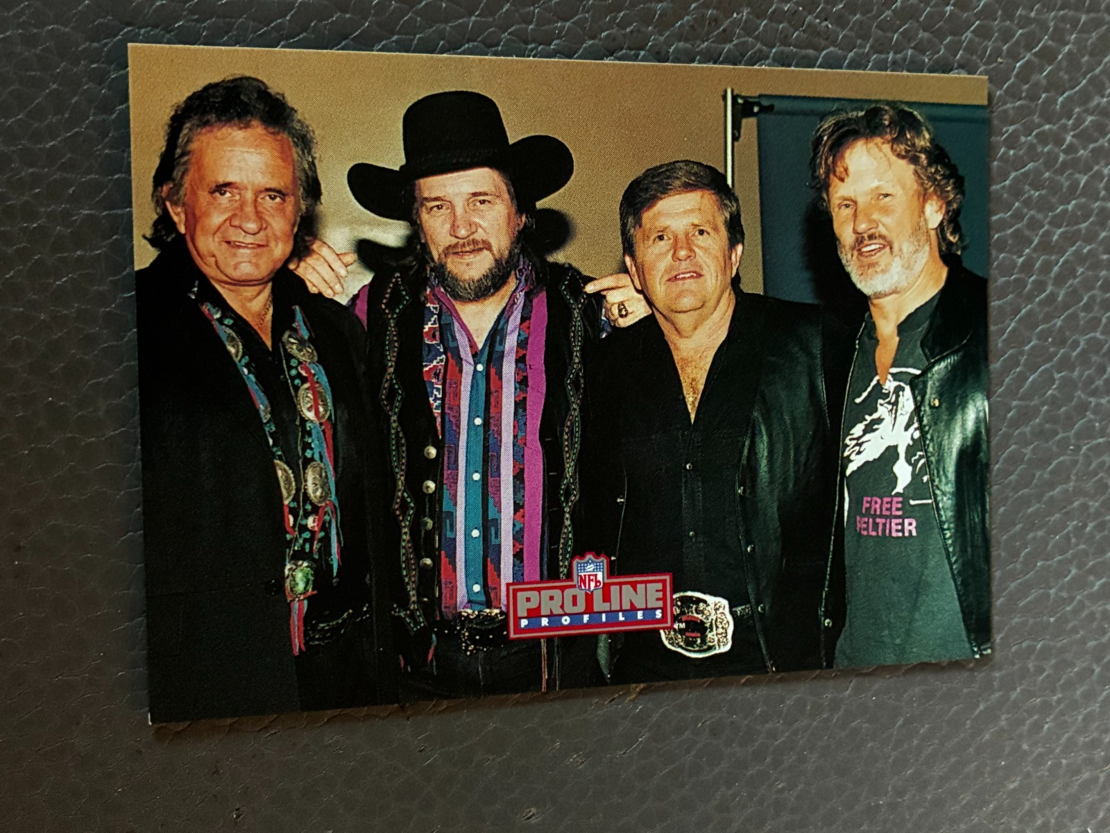 1992 Pro Line Profiles #8 Jerry Glanville-J. Cash-W. Jennings-K. Kristofferson