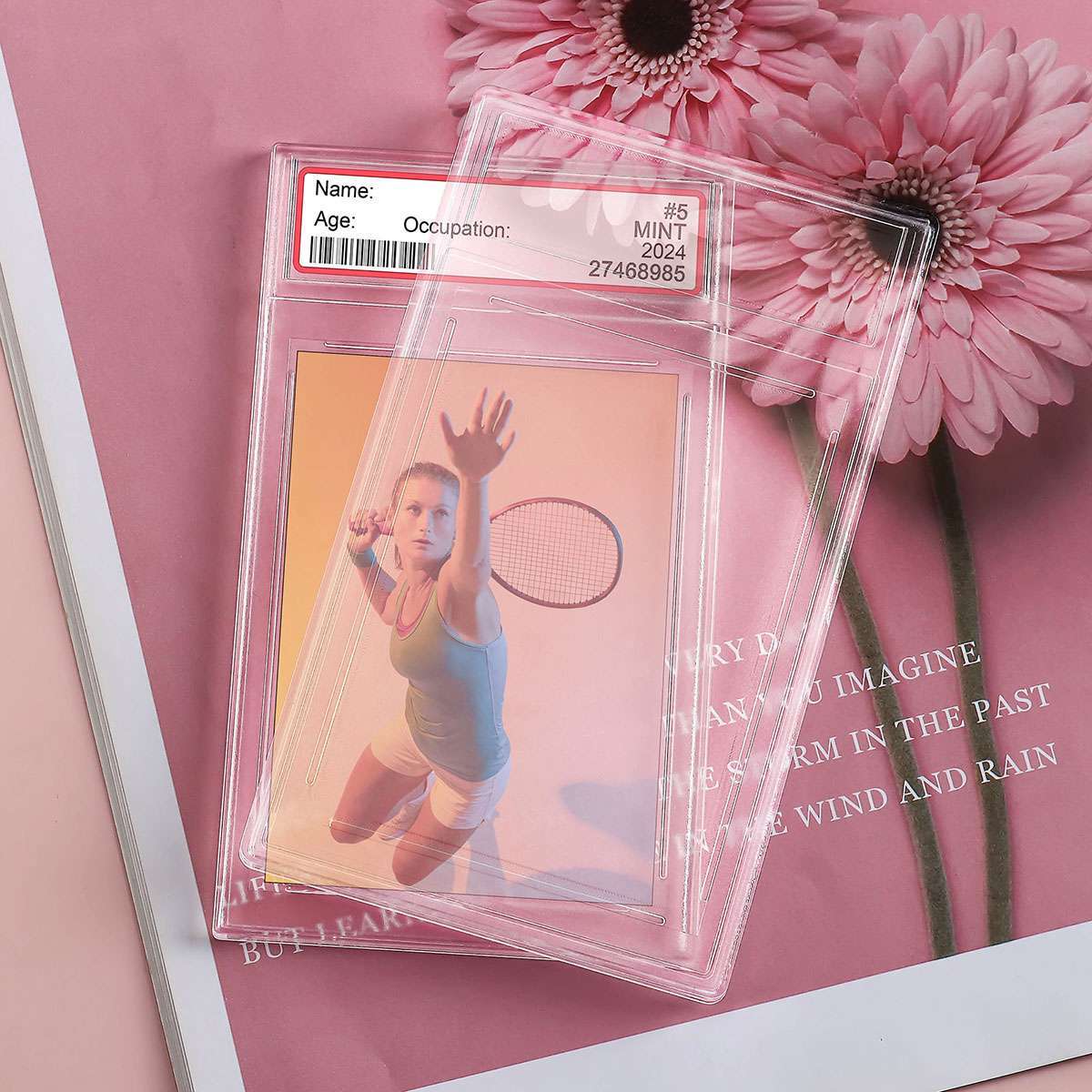 Empty Graded Card Holder PSA Style Slab for Trading Sports Cards Protector Case