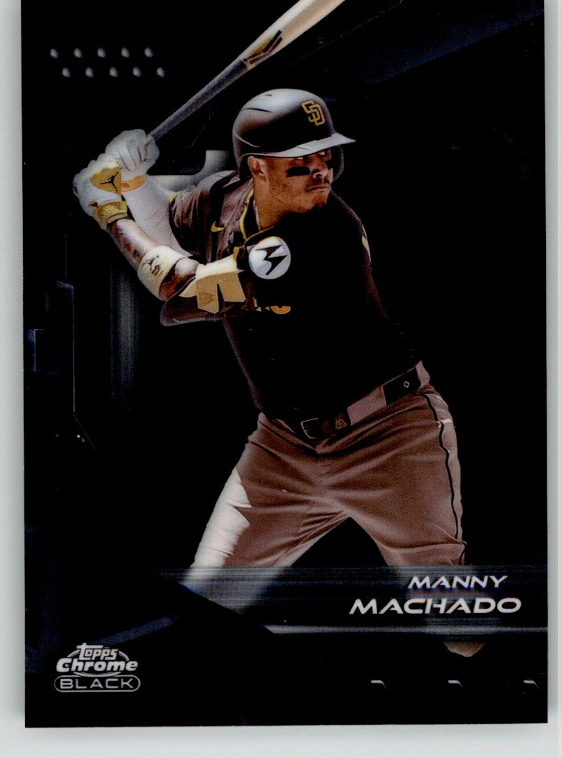 Manny Machado 2026 Topps Chrome Black 140 San Diego Padres