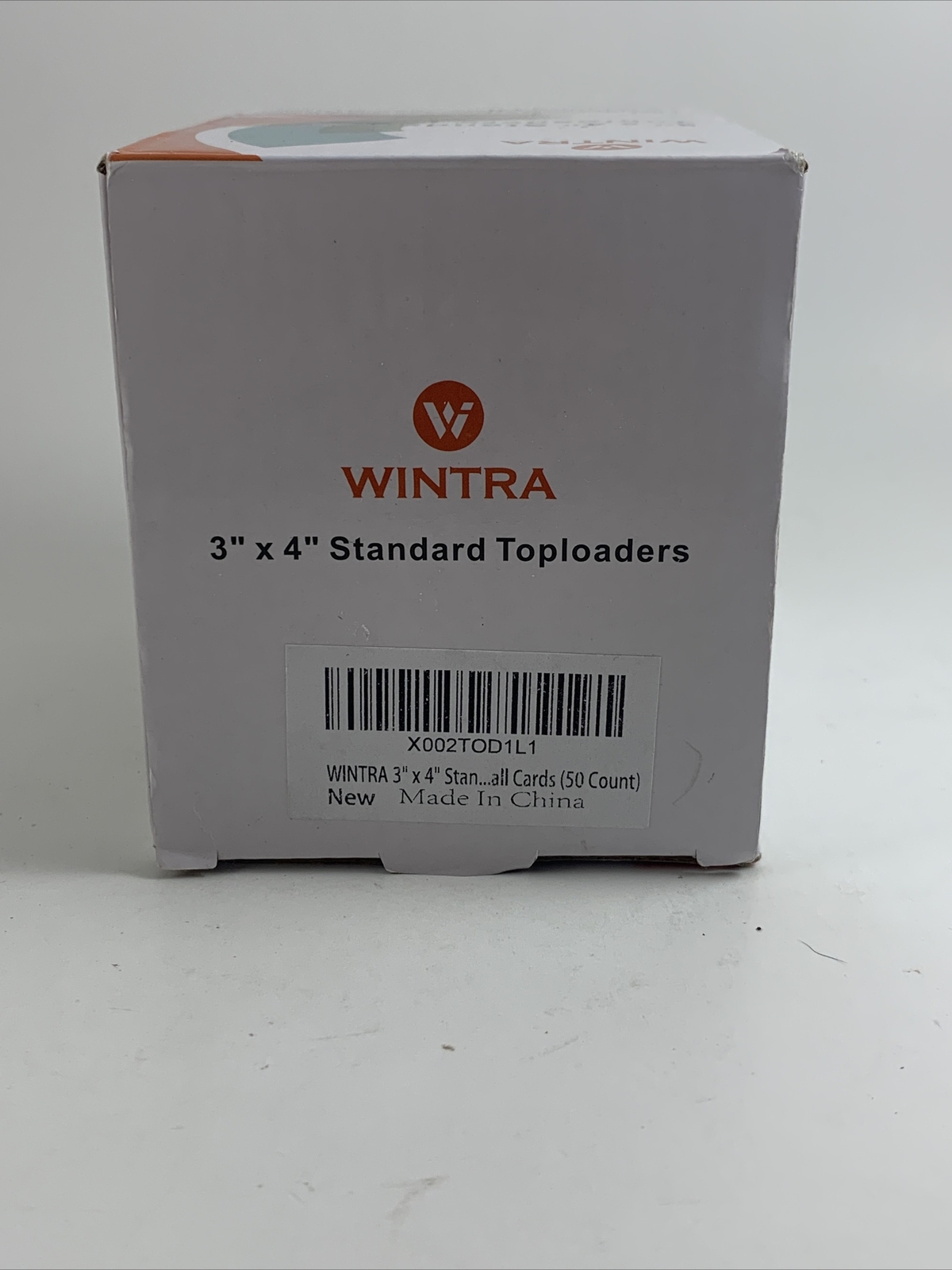 WINTRA 3×4 STANDARD TOPLOADERS 50 count CARD HOLDER UP TO 35pt