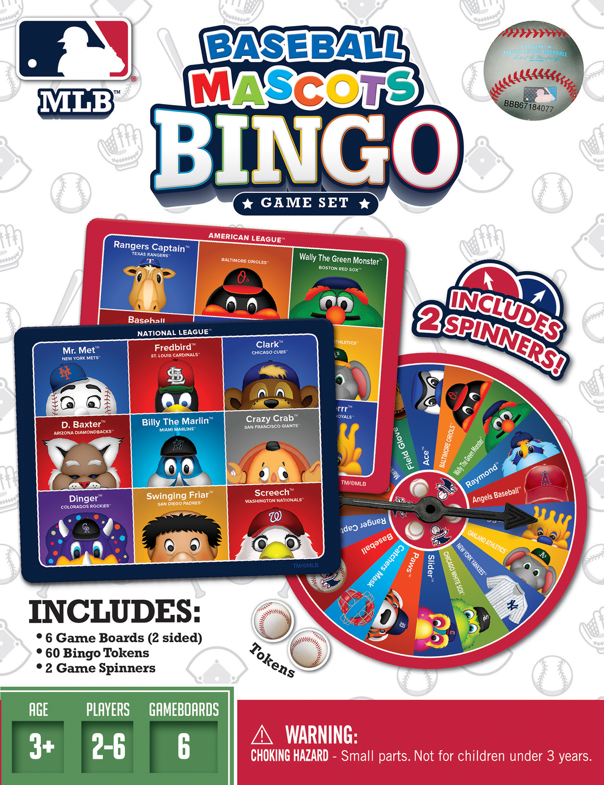 MasterPieces – MLB Bingo Game for Kids and Families