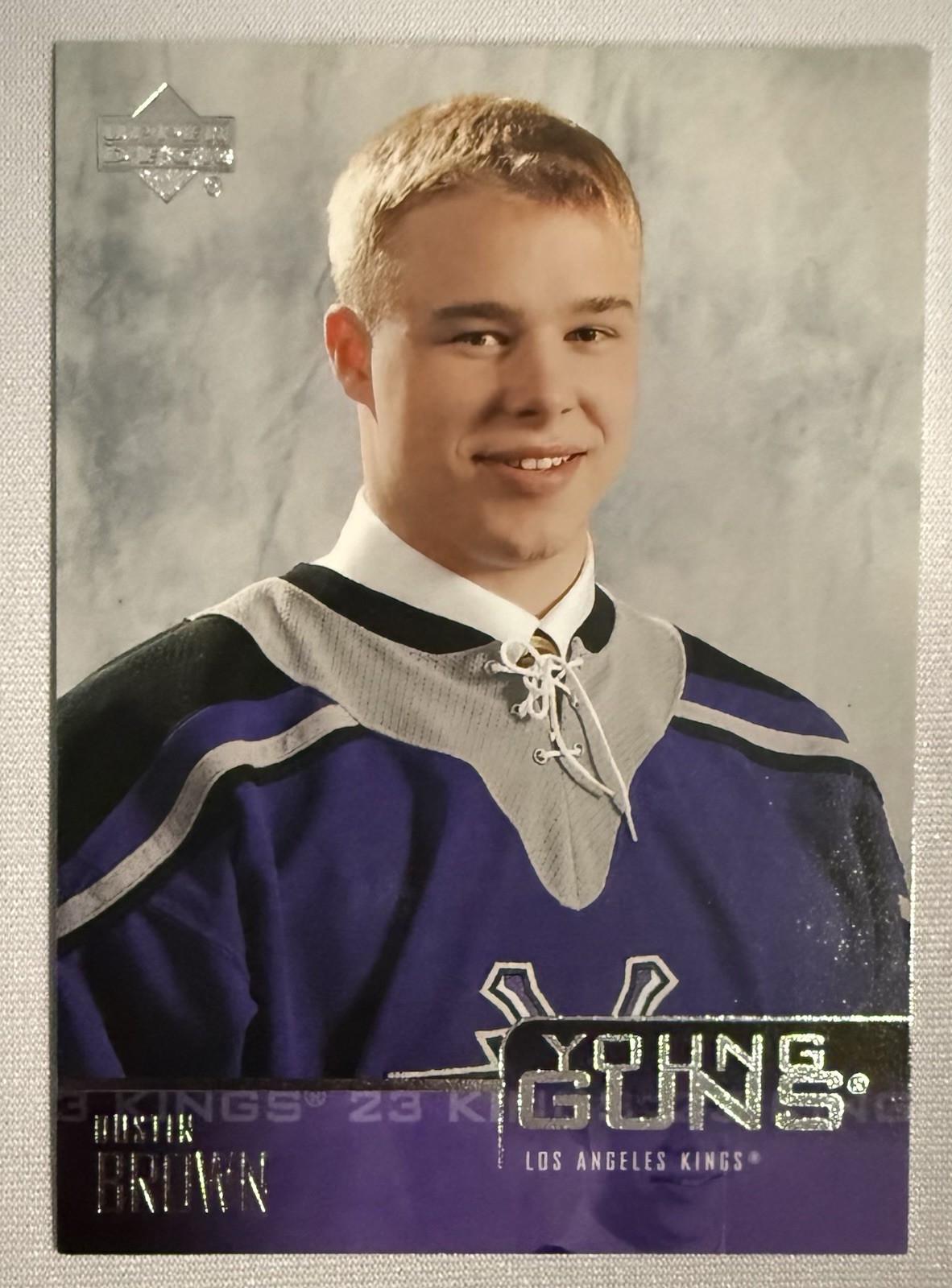 Upper Deck 2003 Young Guns Dustin Brown Rookie #217 Los Angeles Kings