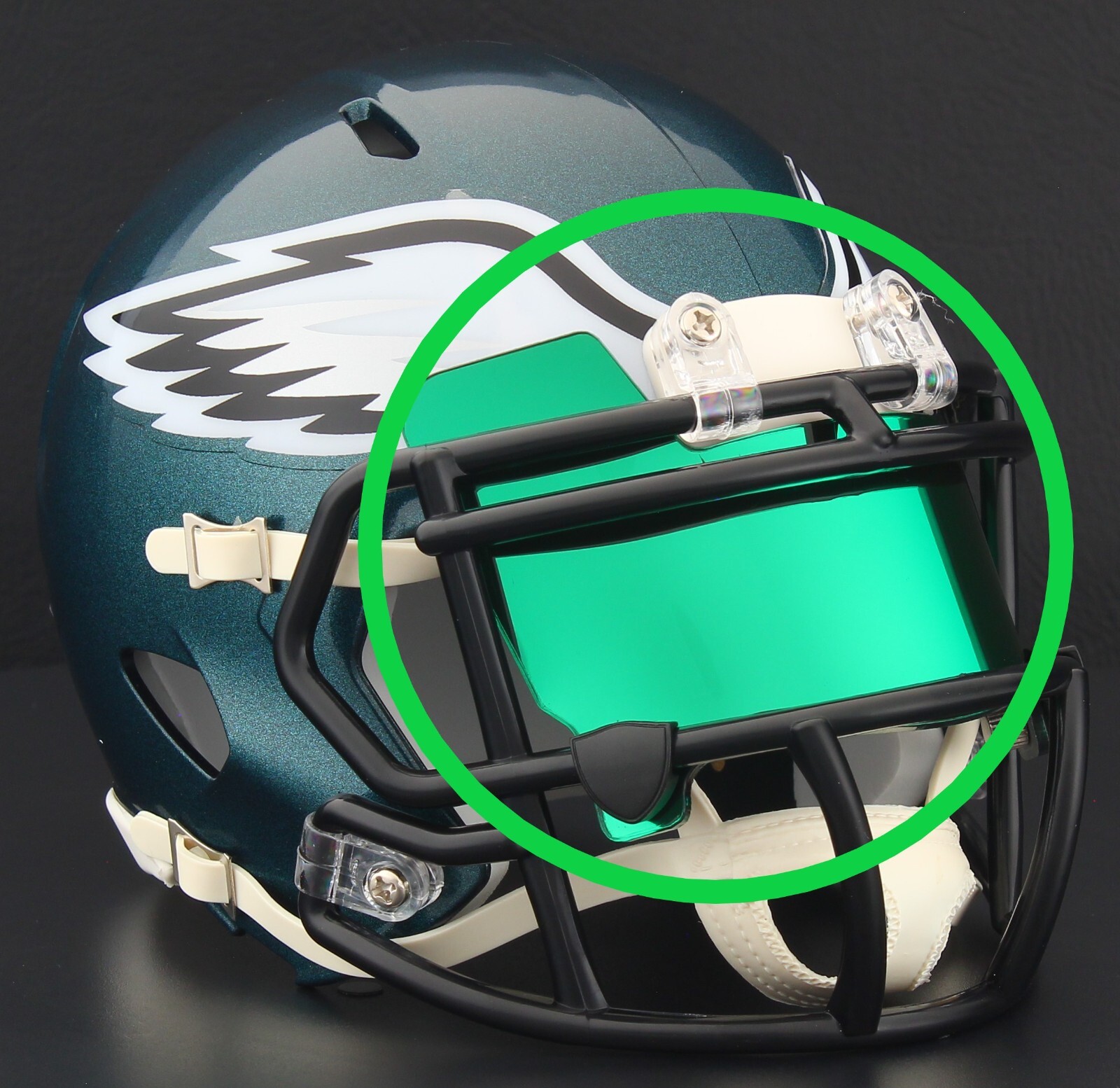 EYE SHIELD / VISOR ONLY! for PHILADELPHIA EAGLES Mini Football Helmet