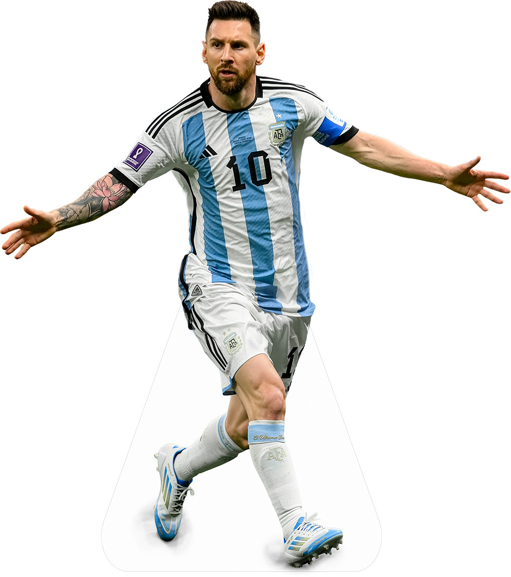 Lionel Messi Argentina 5FT 8IN Life Size Cutout Standee Soccer GOAT Decor