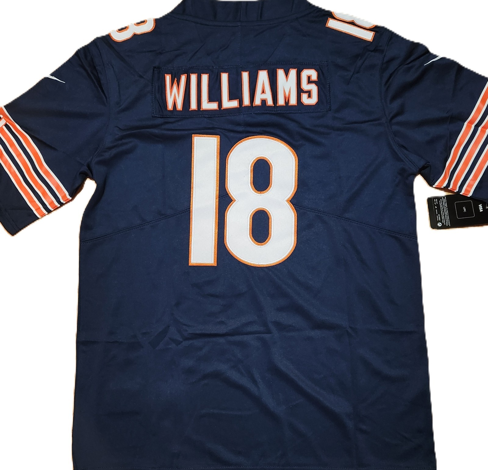adult size chicago bears 18 caleb williams S-2xl stitched customized nwt.