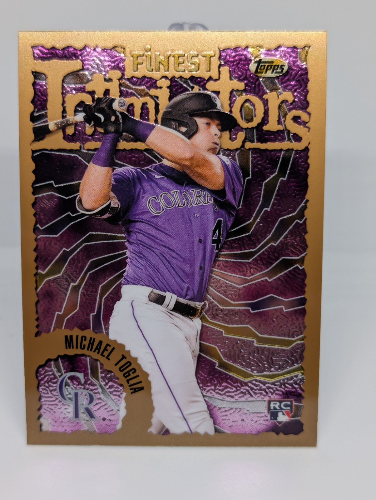 2023 Topps Finest Flashbacks Michael Toglia Rookie Intimidators #77