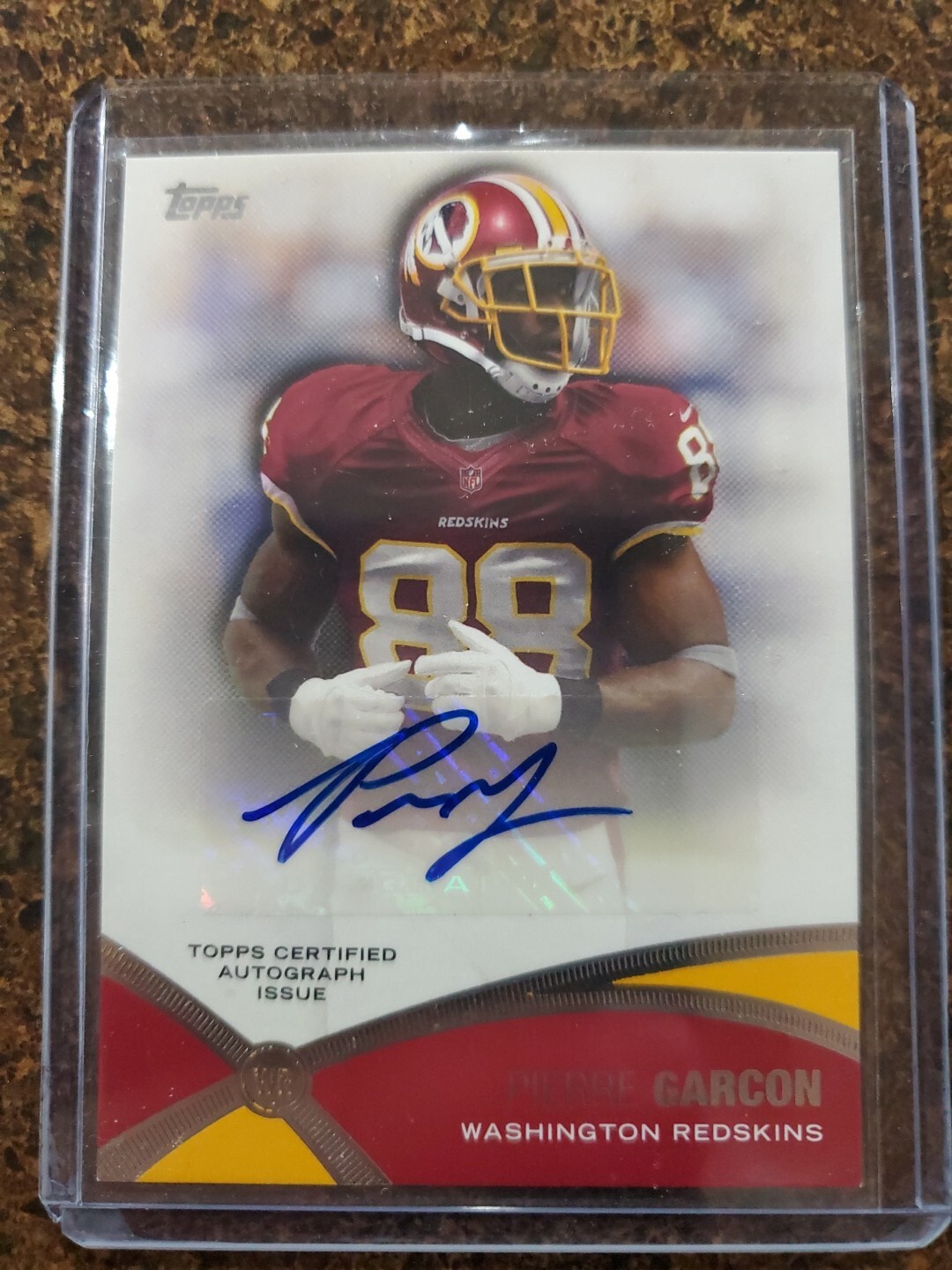 2012 TOPPS Prolific Playmakers Autogragh Card Pierre Garcon Auto Rare
