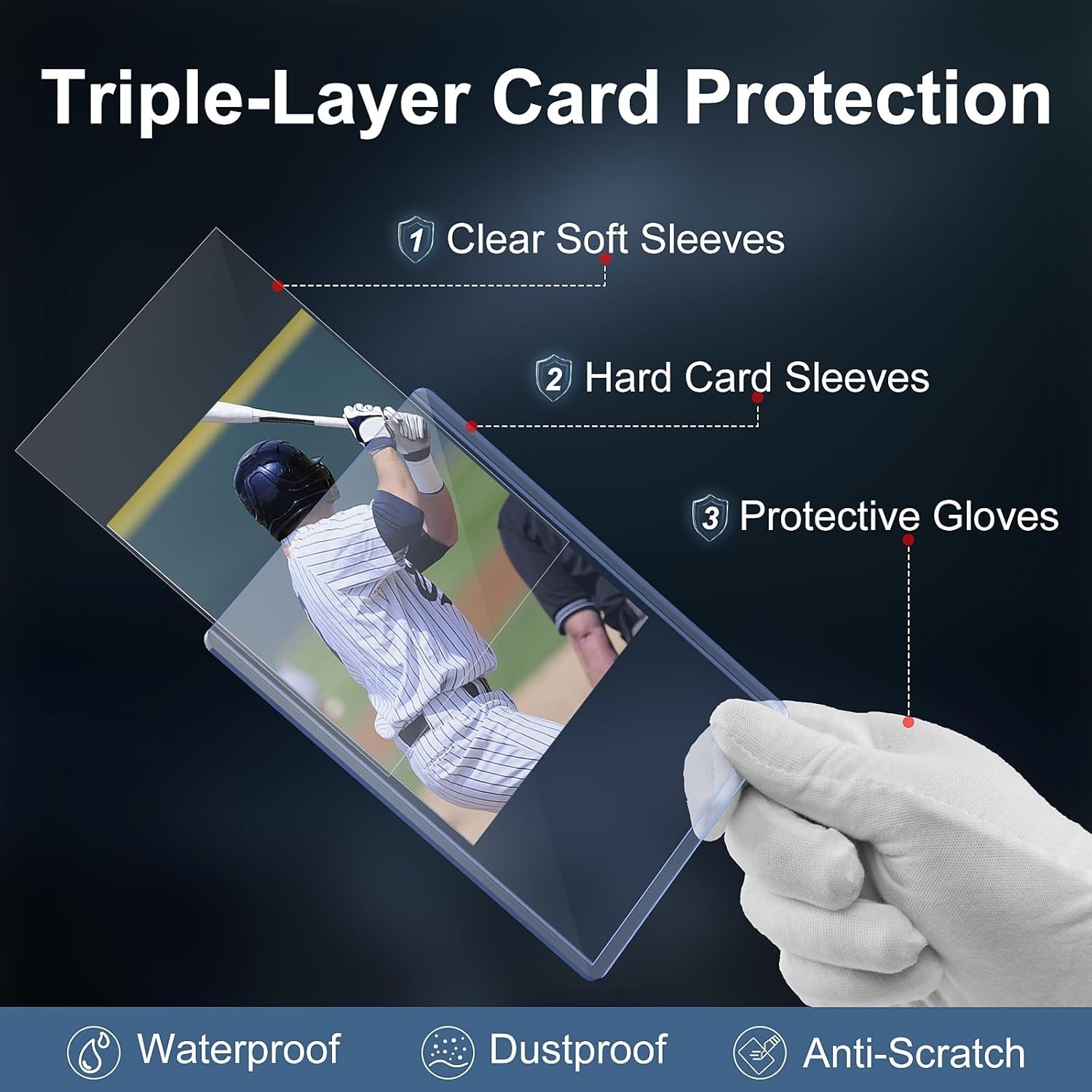 Preserve Your Cards: 1000 Top Loaders & Clear Sleeves for Collectors