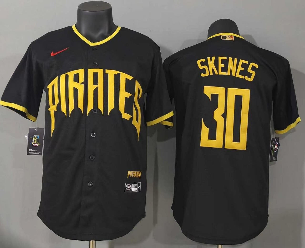 NWT Paul Skenes #30 Pittsburgh Pirates 2026 City Connect Baseball Jersey S-3XL