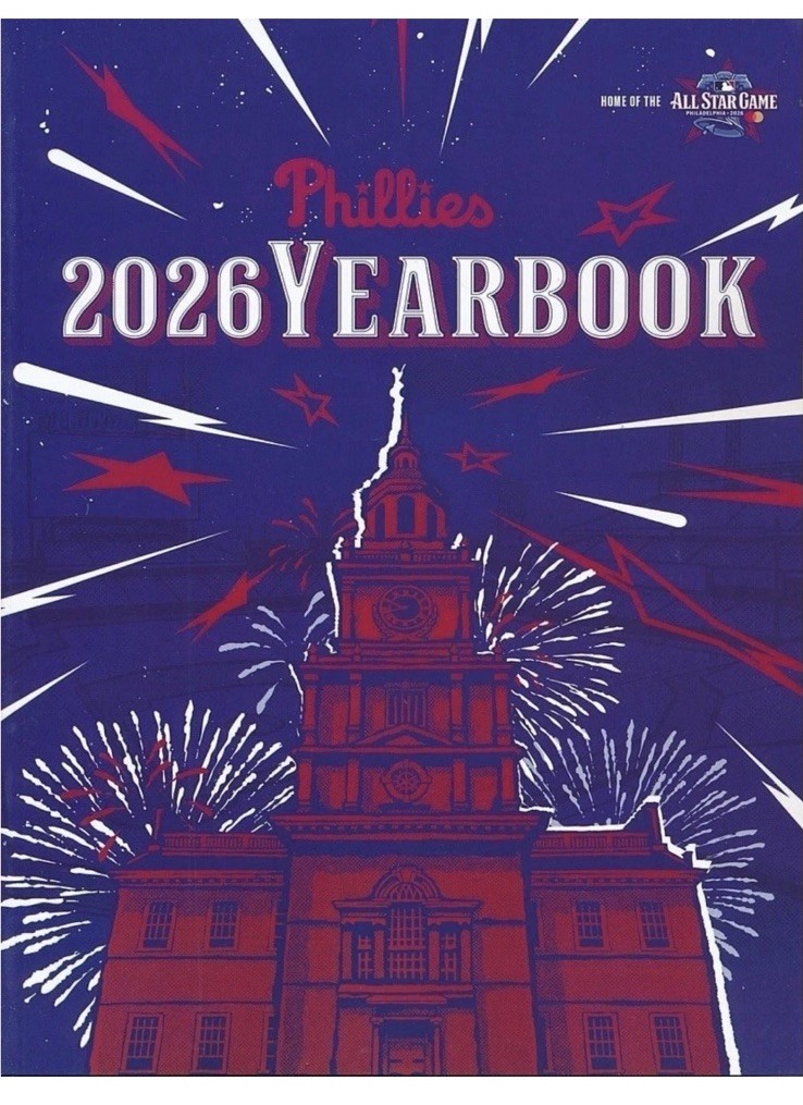 Philadelphia Phillies 2026 Official Yearbook Bryce Harper Kyle Schwarber