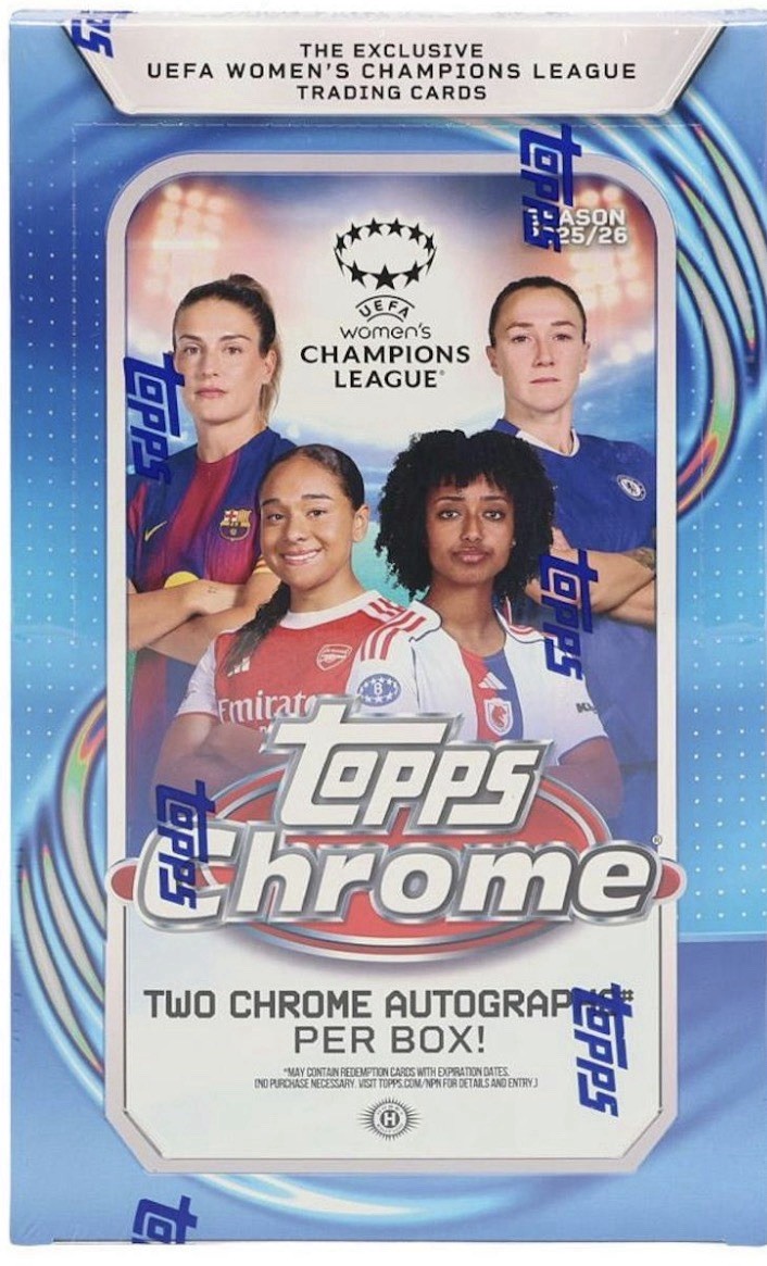2025-26 Topps Chrome UEFA Club Competitions Complete Set with All Inserts